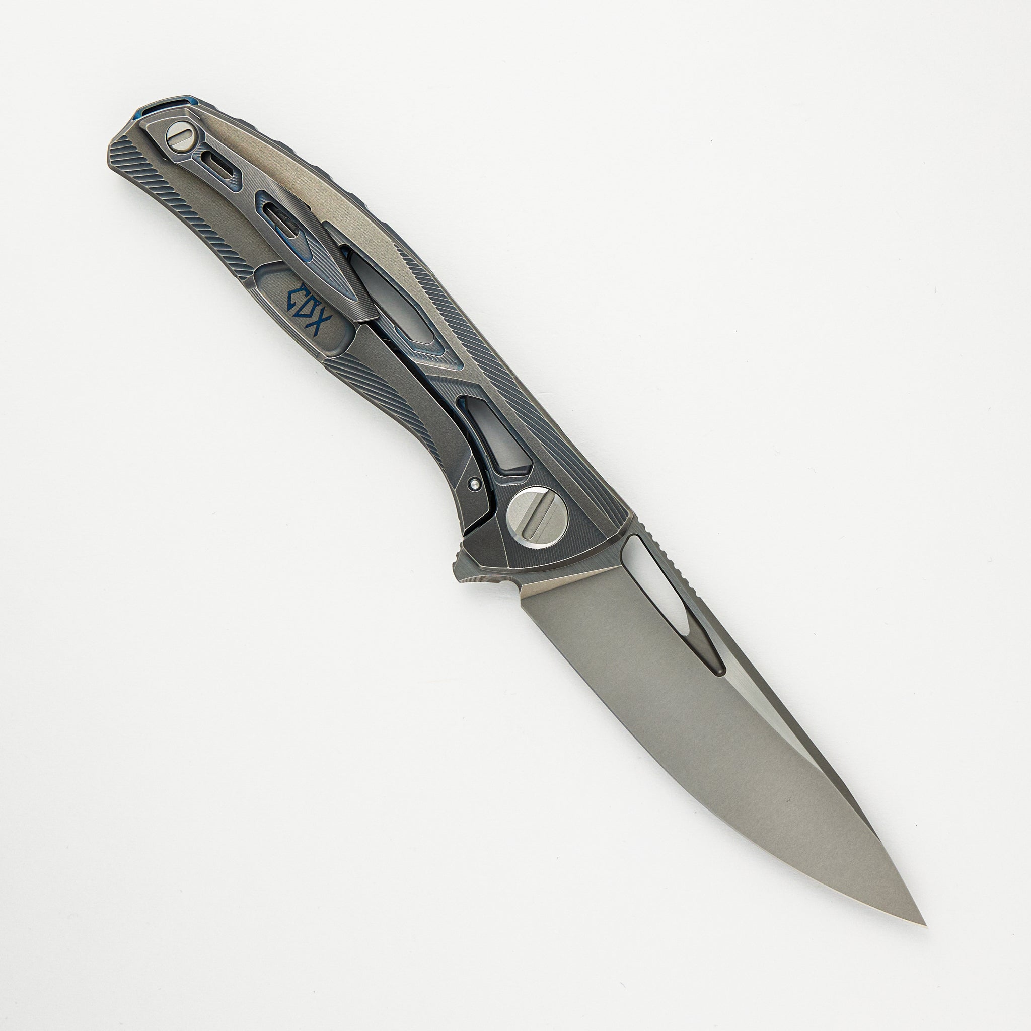 Shirogorov CDX - Titanium Handle - S90V Blade - SRRBS