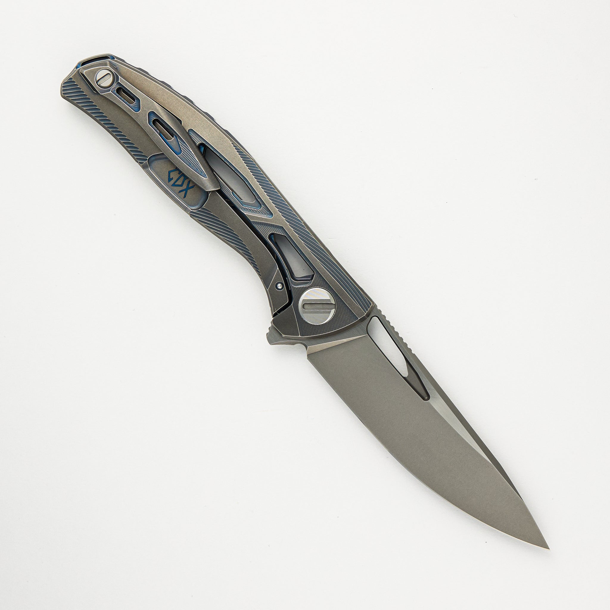 Shirogorov CDX - Titanium Handle - S90V Blade - SRRBS