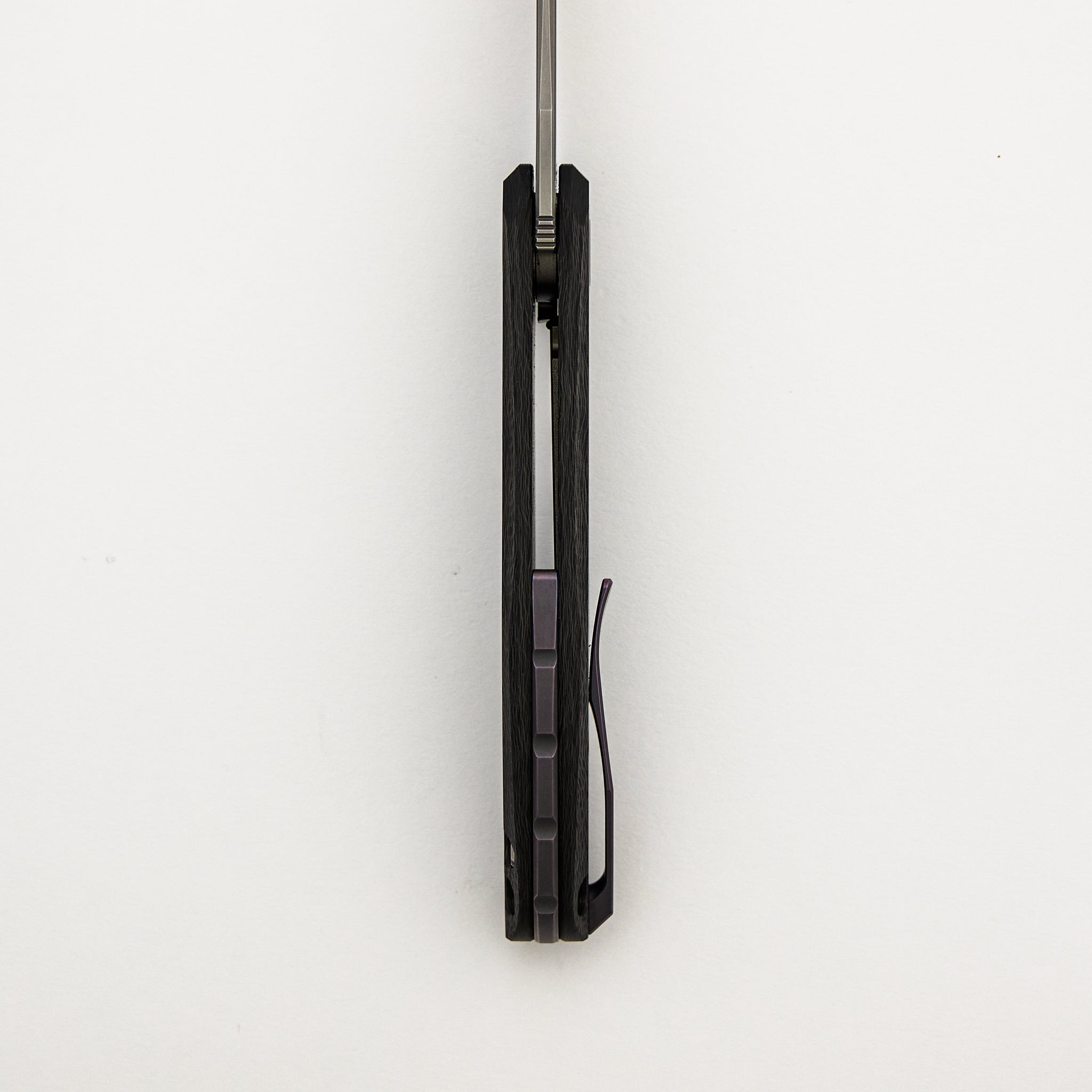 Stellar CF First Production – Purple Carbon Fiber Handle – MagnaCut Blade – MRBS