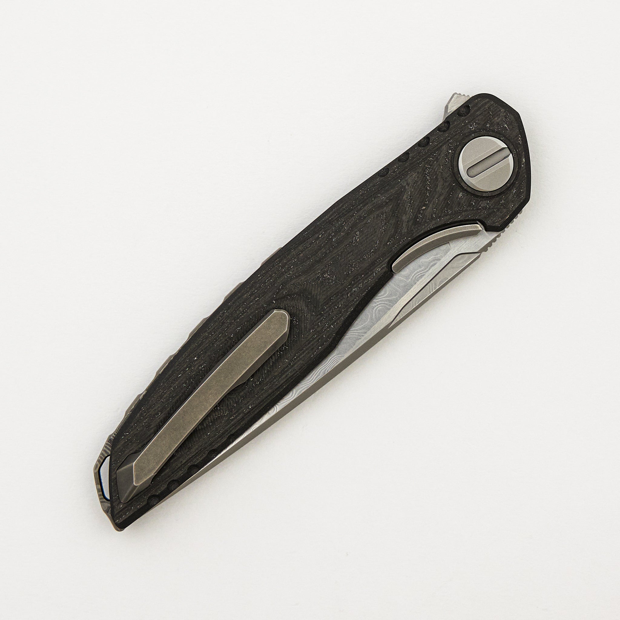 Astrum Custom Division - CarboTi Handle - DamaX Blade - SRRBS