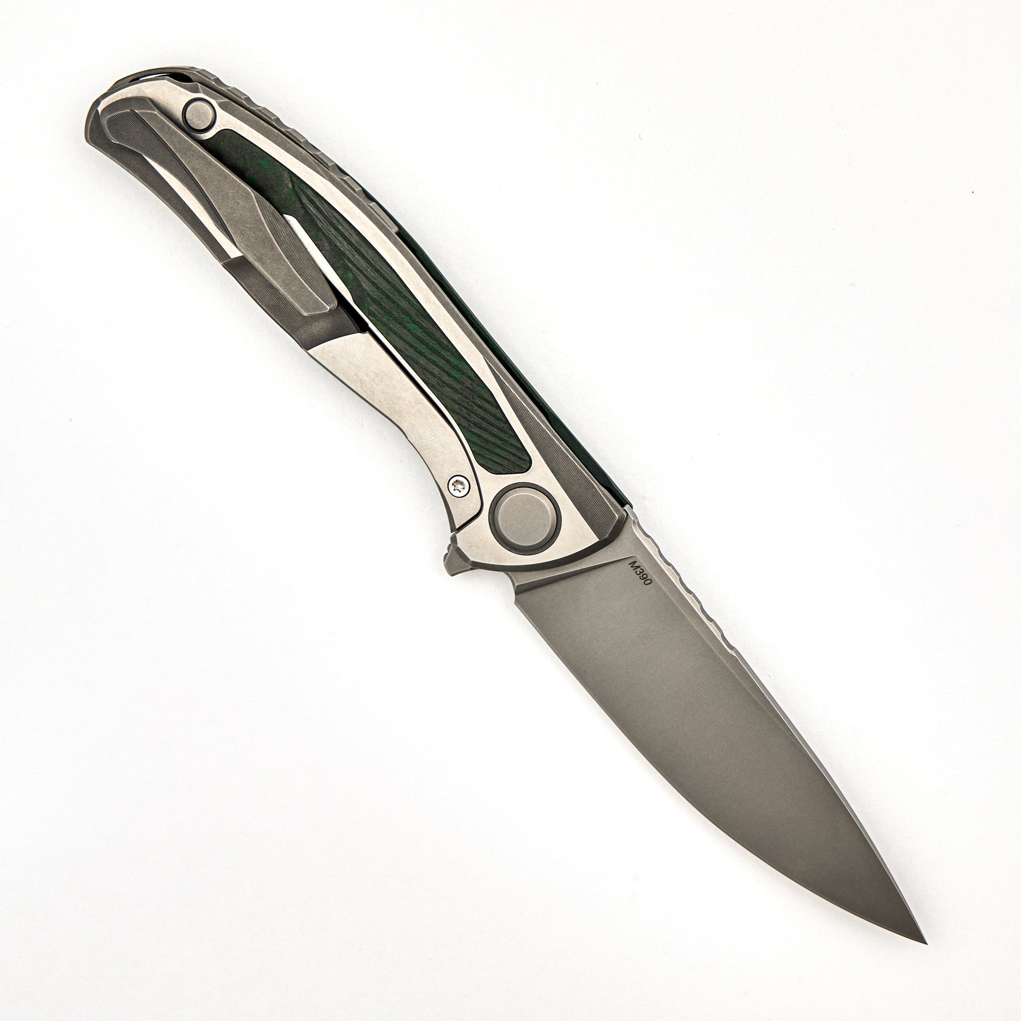 Hati Gen 3 - M390 Blade - Green TechnoCarbo - MRBS