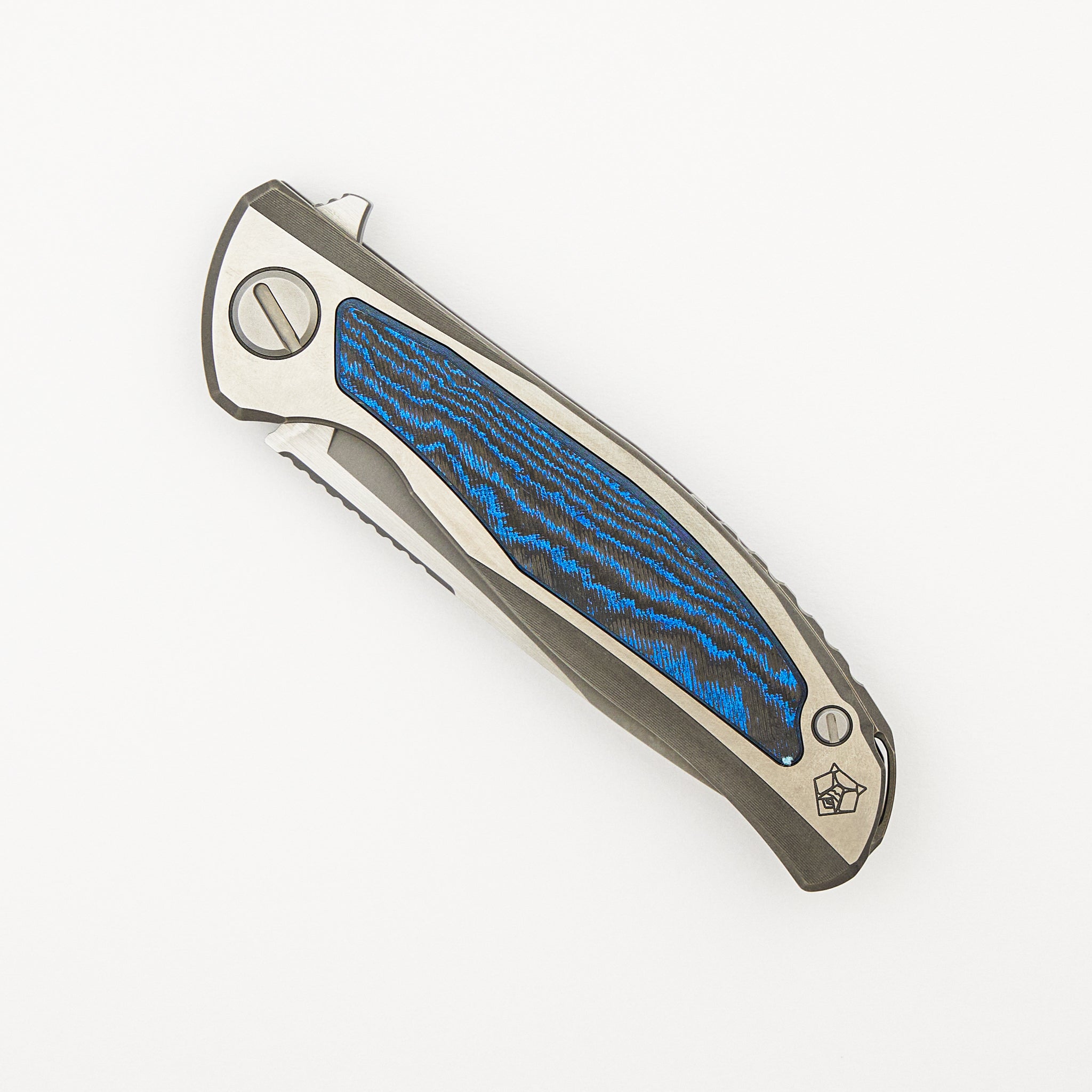 F95NL - Blue CarboTi Inlay - S90V Blade - MRBS