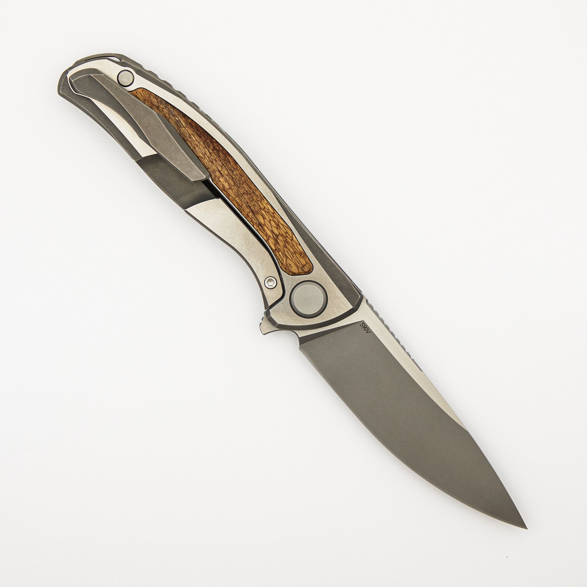 F95NL - Canaito Wood Inlay - S90V Blade - MRBS