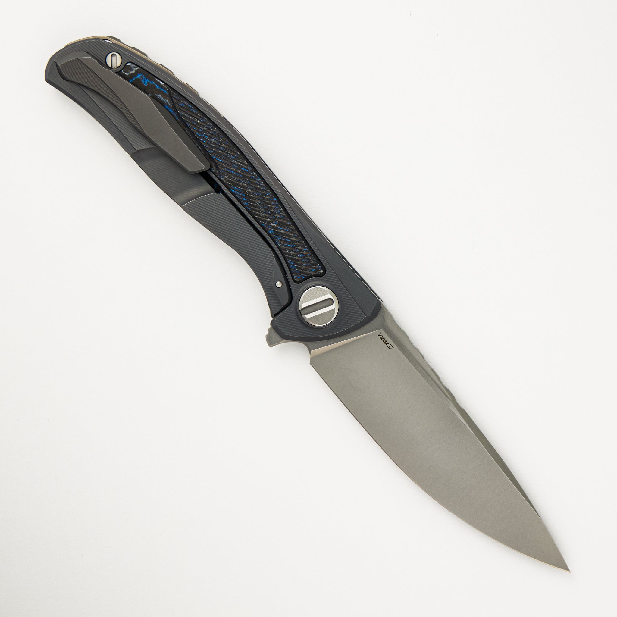 Shirogorov Knives F95 NL Custom Division - Electroweave CarboTi Inlays - Vanax 37 Blade - SRRBS