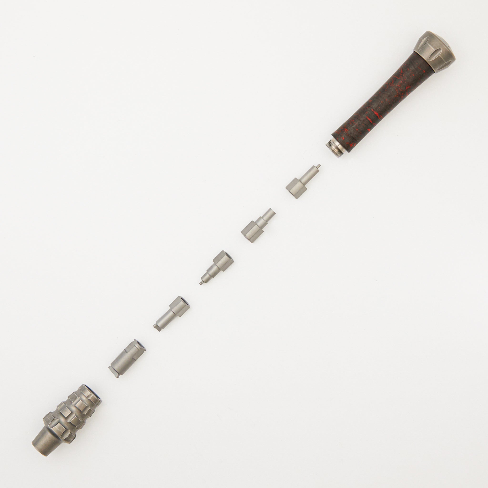 Custom Division Tool - Titanium/Red TechnoCarbo