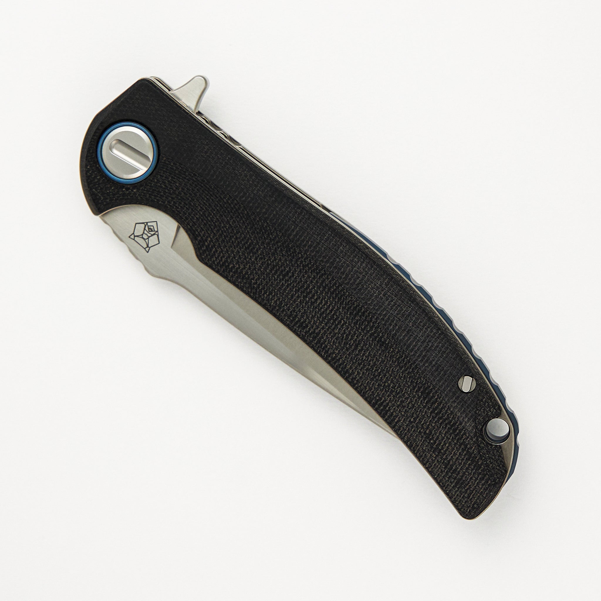 Shirogorov "Limited Edition" RJ Martin Design Soft Overkill - M398 Blade - Black Canvas Micarta Handle - RBS