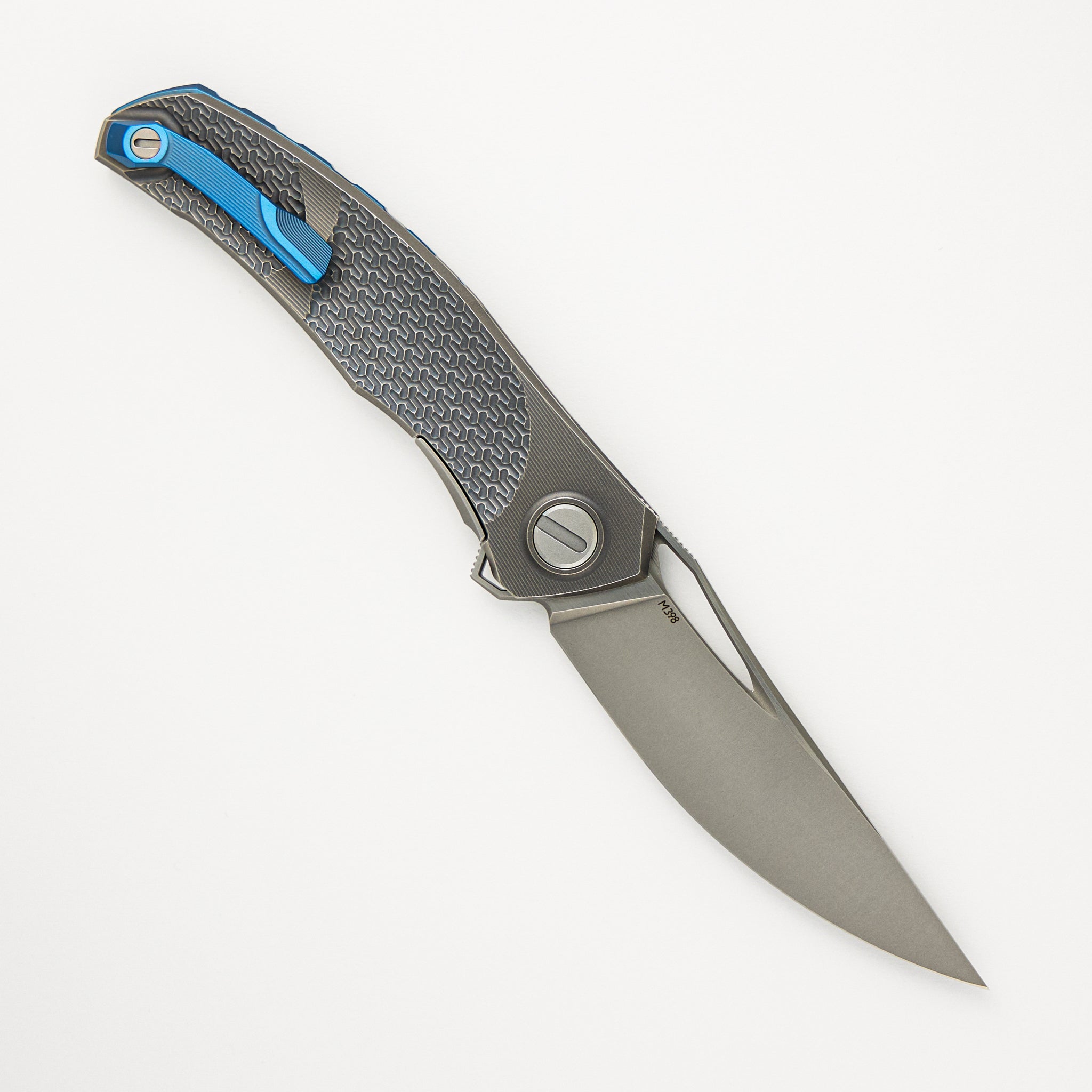 Shirogorov Mini Quantum Custom Division – Titanium Handle – M398 Blade – SRRBS