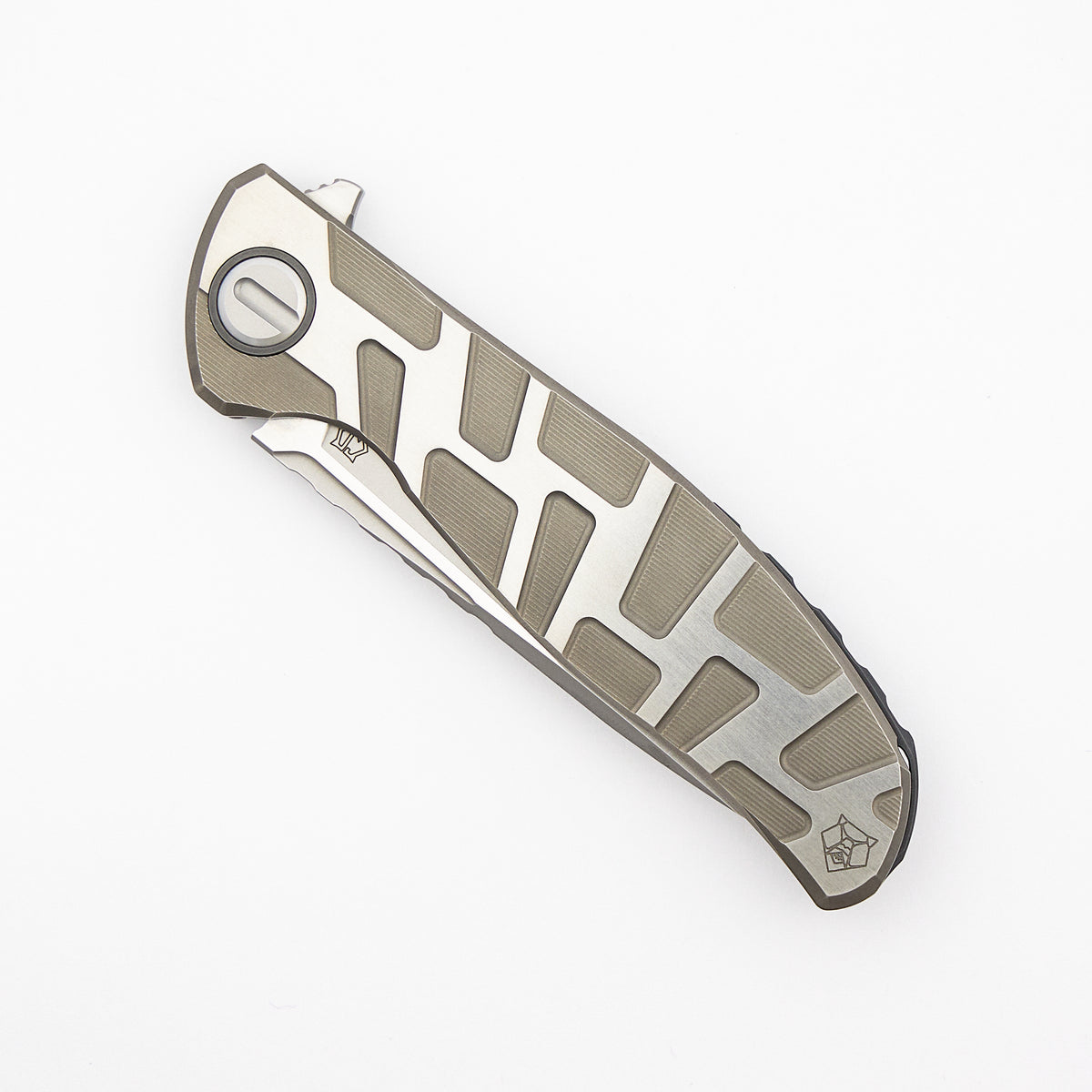 F95T Custom Division - Titanium Handle - M398 Blade - SRRBS