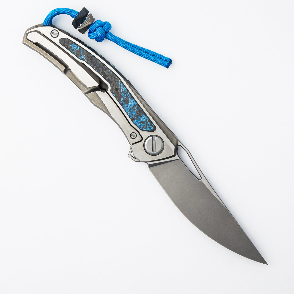 Quantum BLKM - Titanium/Ocean Blue CarboTi Handle - S90V Blade - SRRBS - R1 Invitational 2026