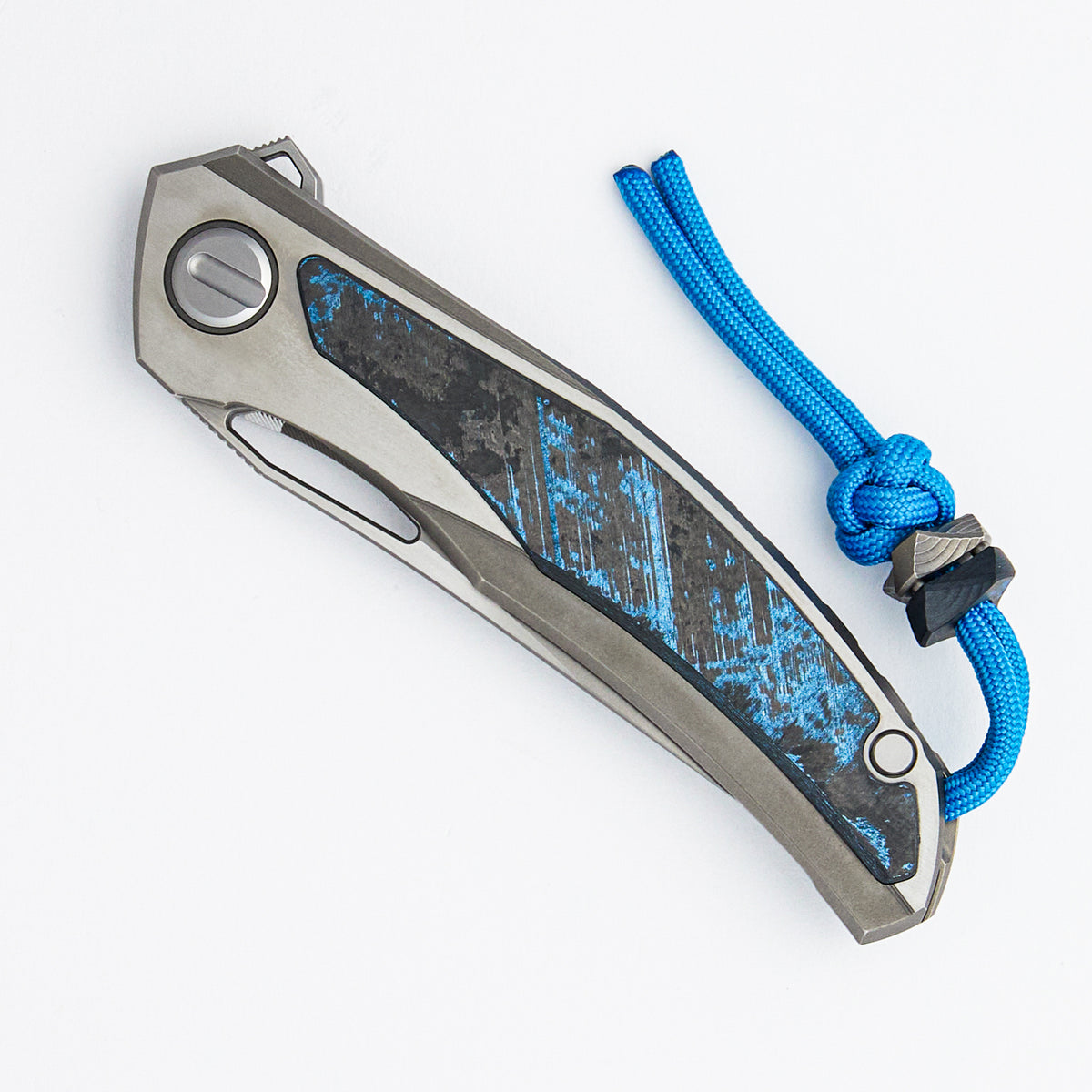 Quantum BLKM - Titanium/Ocean Blue CarboTi Handle - S90V Blade - SRRBS - R1 Invitational 2026