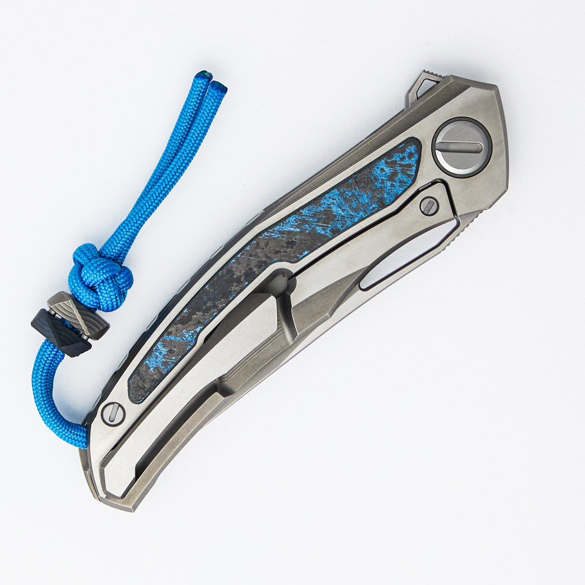 Quantum BLKM - Titanium/Ocean Blue CarboTi Handle - S90V Blade - SRRBS - R1 Invitational 2026