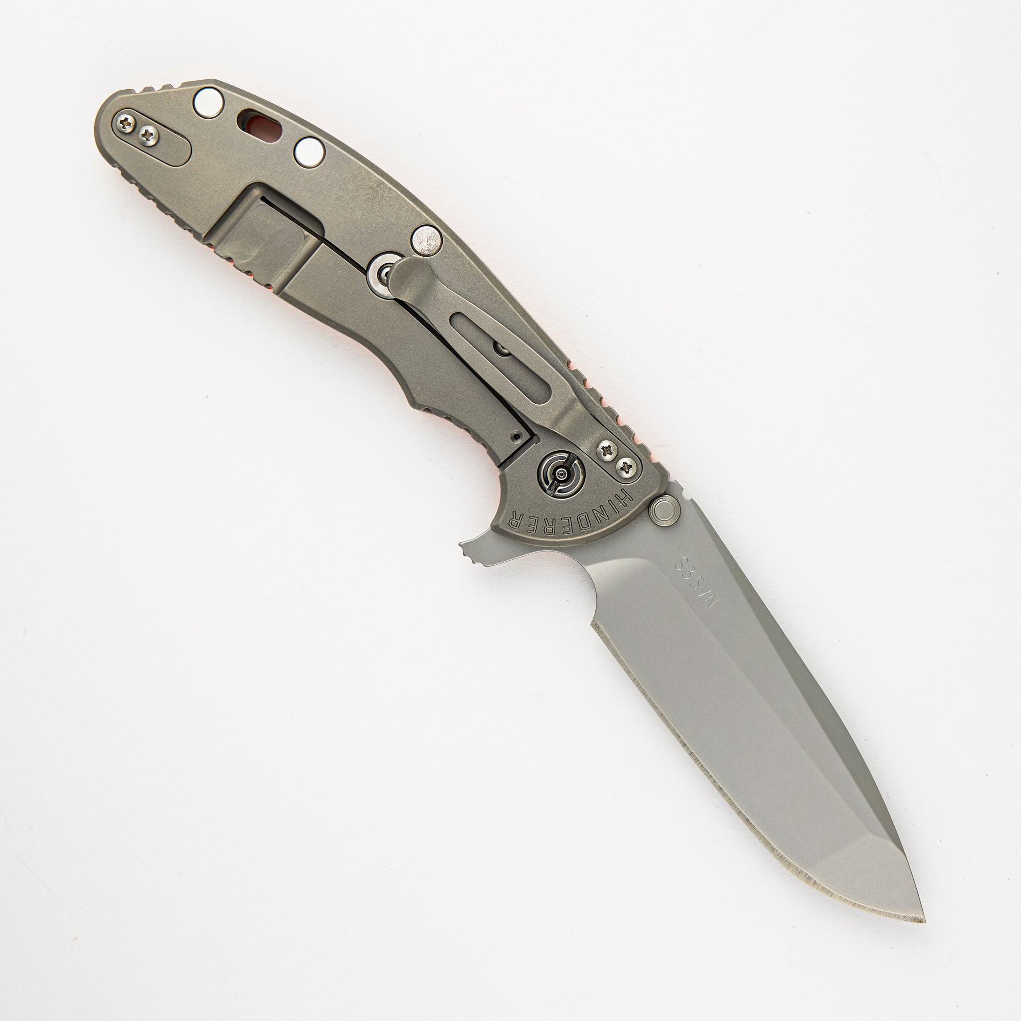 Hinderer Knives XM-24 - Spanto S35VN Blade - Orange G10 Handle