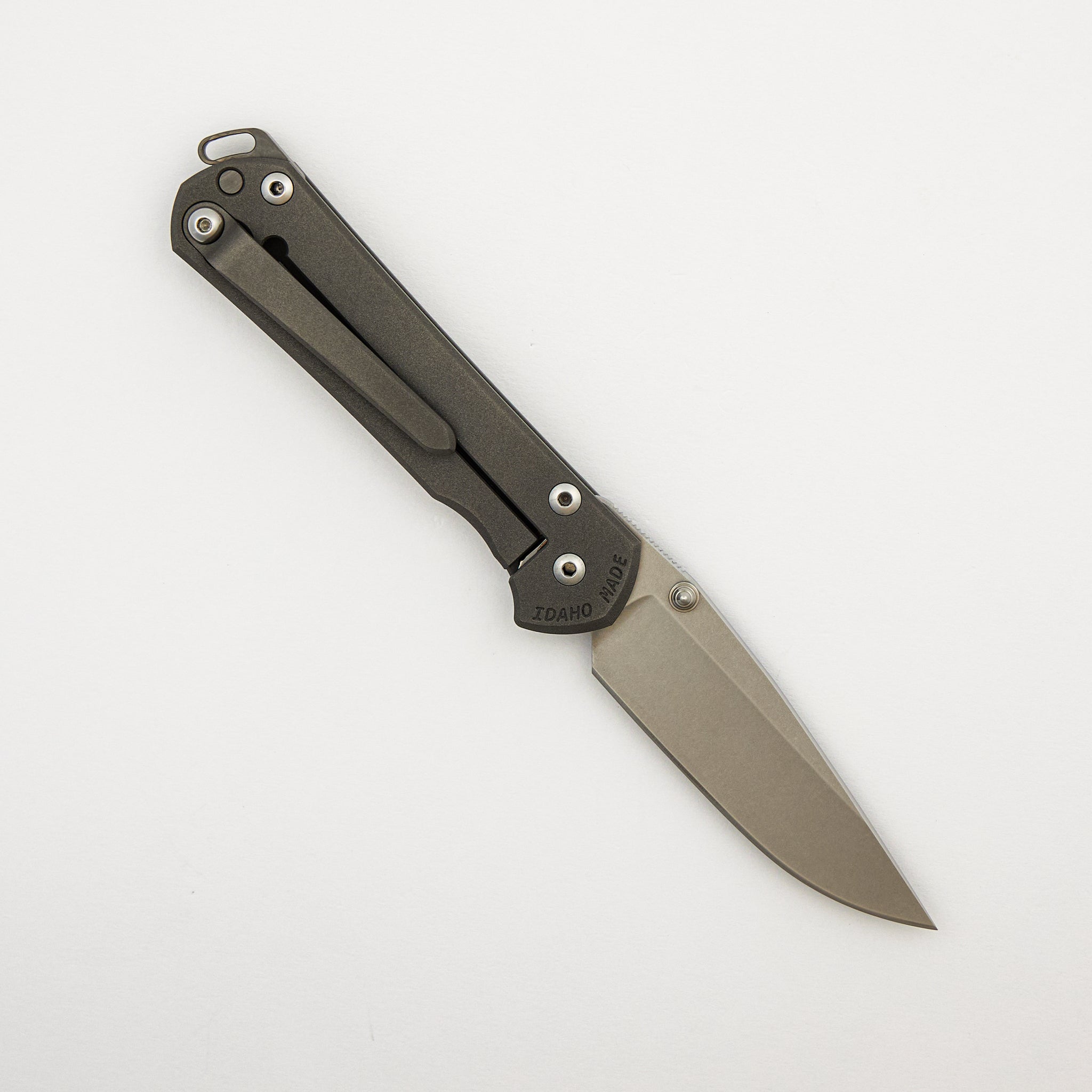 Small Sebenza 31 - Drop Point CPM S45VN Blade - Silver Double Lugs
