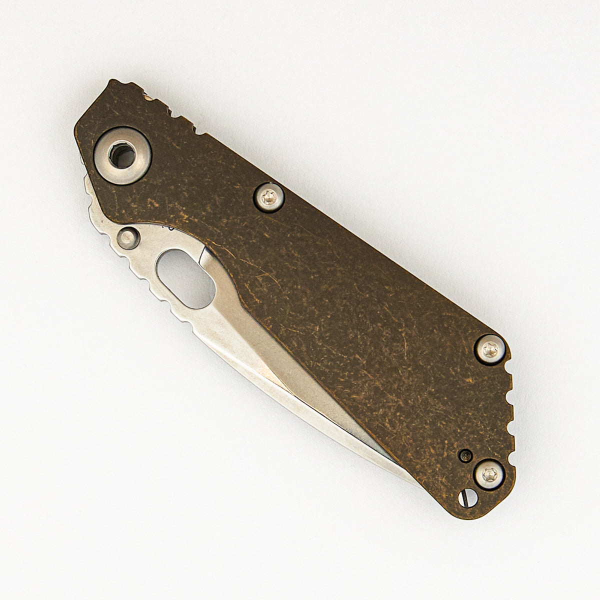 SNG CC - Drop Point MagnaCut Blade - Titanium Handle