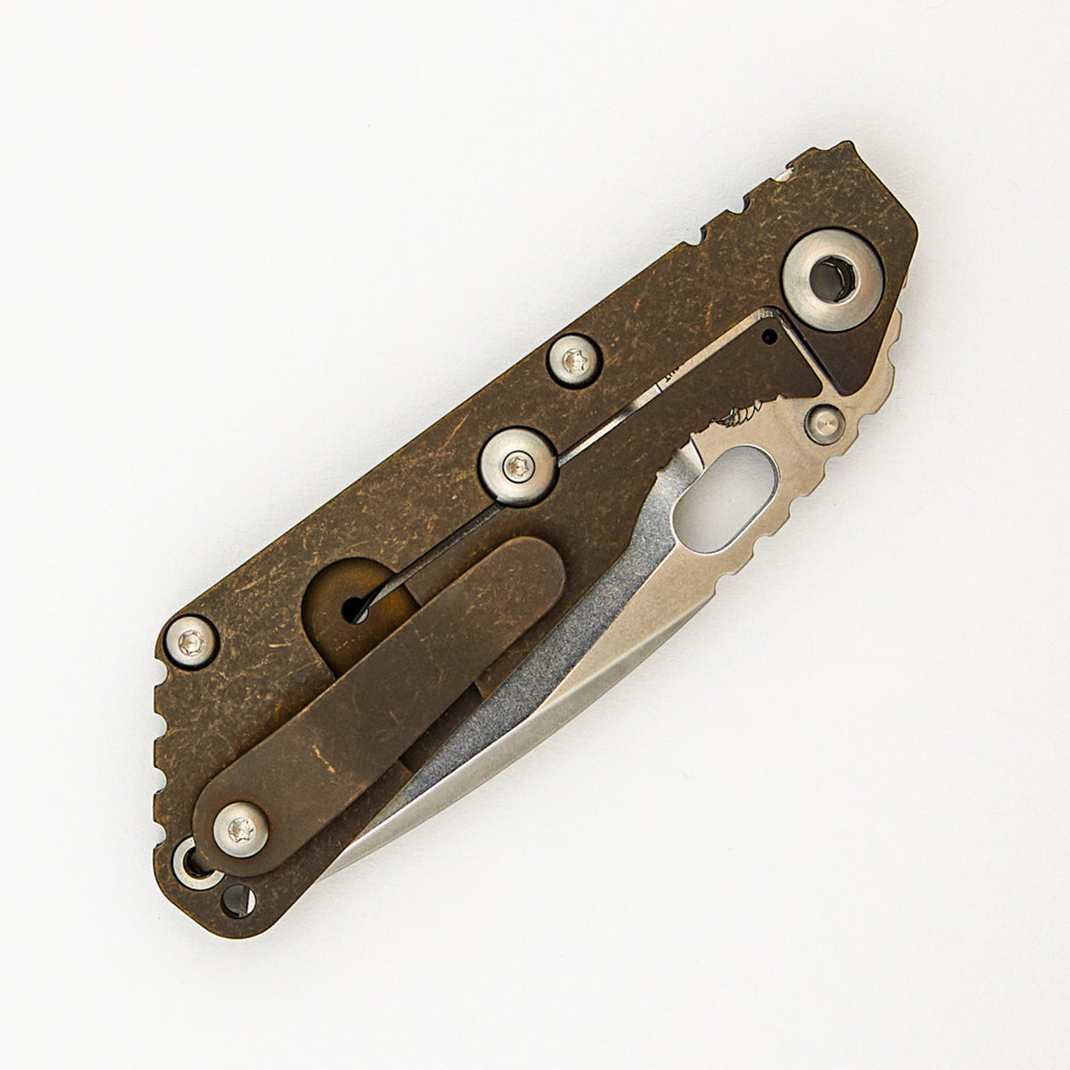 SNG CC - Drop Point MagnaCut Blade - Titanium Handle