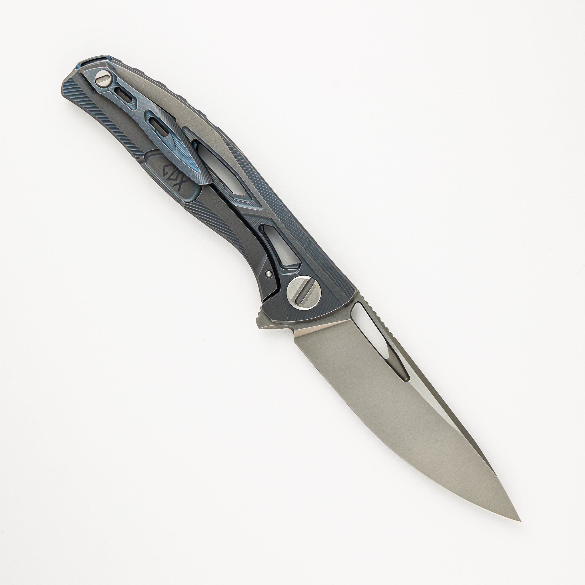 Shirogorov CDX - Titanium Handle - S90V Blade - SRRBS