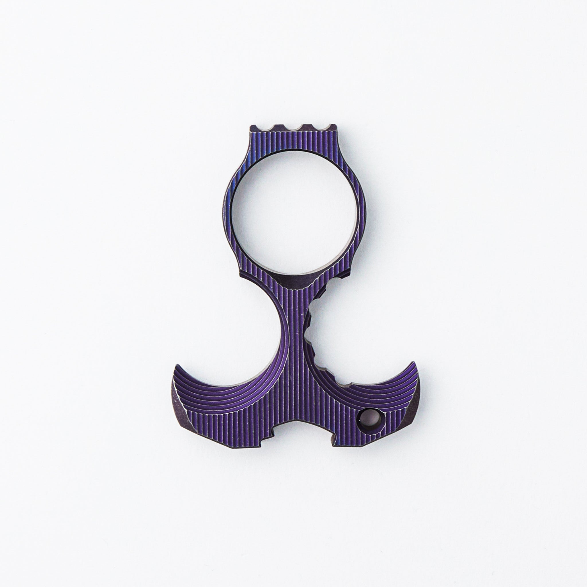 Derzhava - Purple Titanium - Vertical Mill Pattern