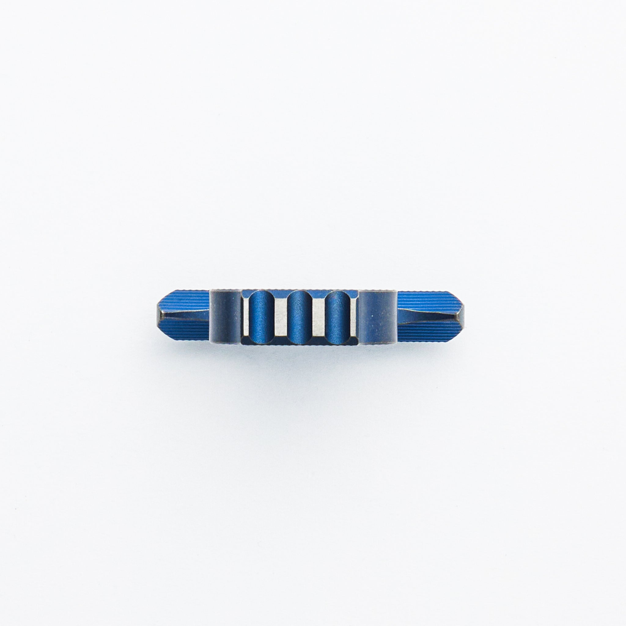 Derzhava - Blue Titanium - Vertical Mill Pattern