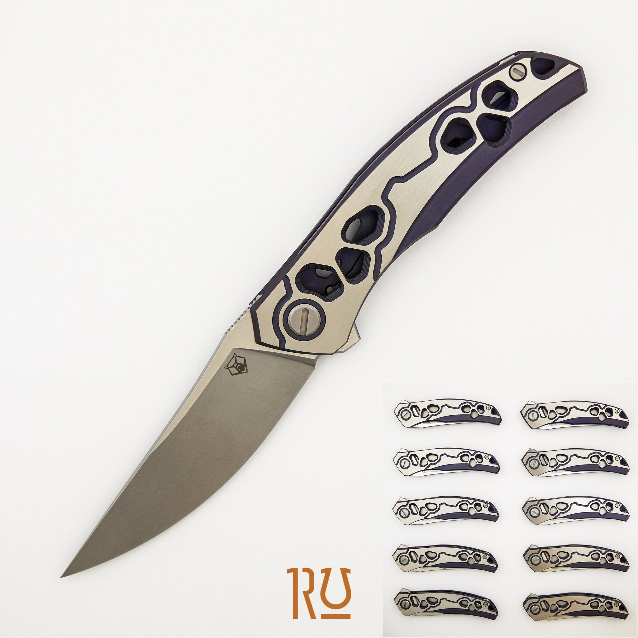 Alexey Konygin Collaboration Quantum “Cybonic Plague” – Cromax PM Blade - Satin/Purple – MRBS