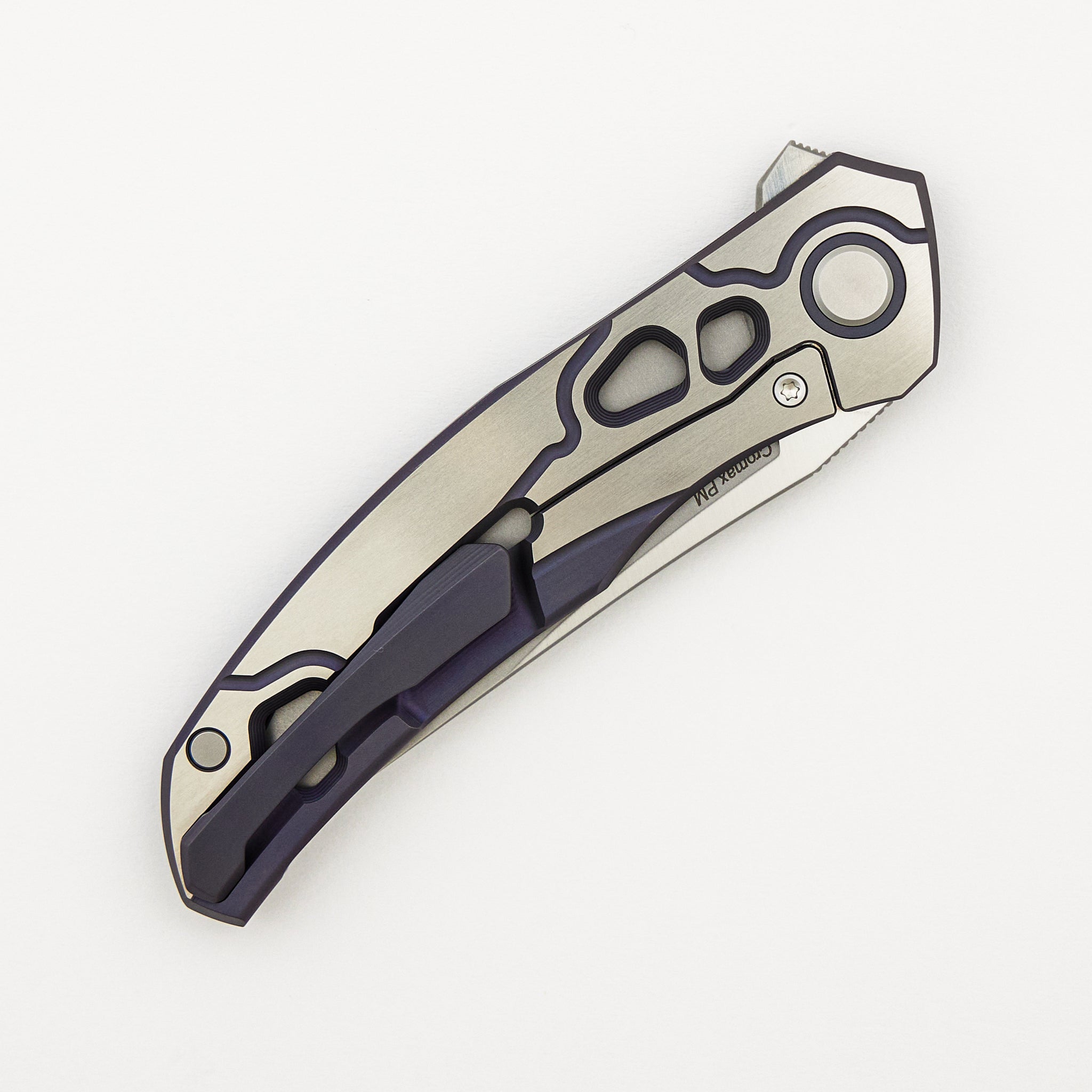 Alexey Konygin Collaboration Quantum “Cybonic Plague” – Cromax PM Blade - Satin/Purple – MRBS