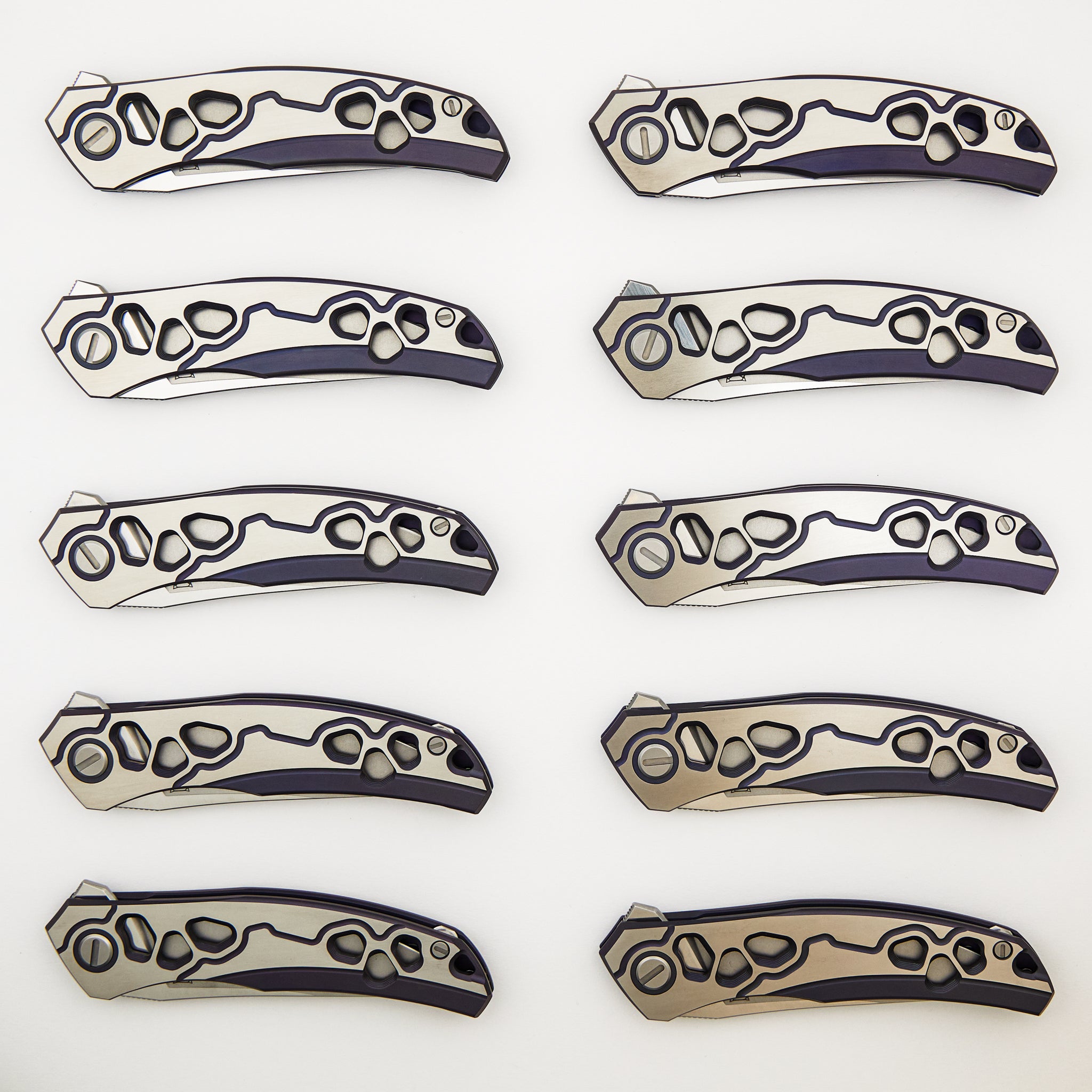Alexey Konygin Collaboration Quantum “Cybonic Plague” – Cromax PM Blade - Satin/Purple – MRBS