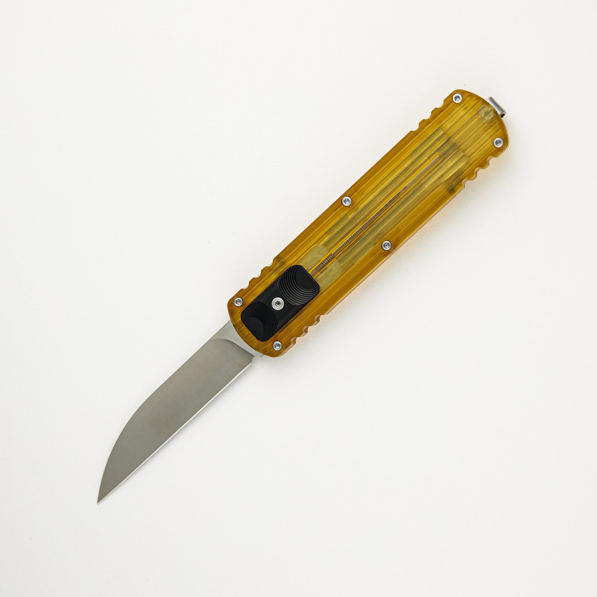 D Rocket Design Zulu – Ultem Handle – Satin Wharncliffe M390 Blade