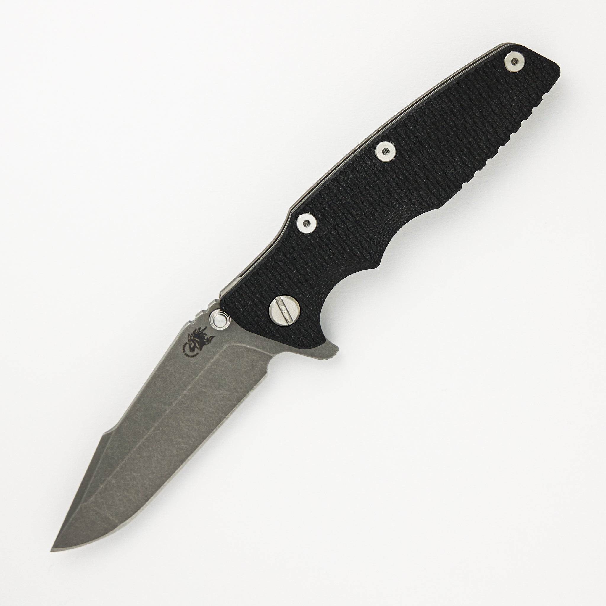 Hinderer Knives Eklipse 3.5" - S45VN Harpoon Spanto - Tri-Way - Working Finish - Black G10