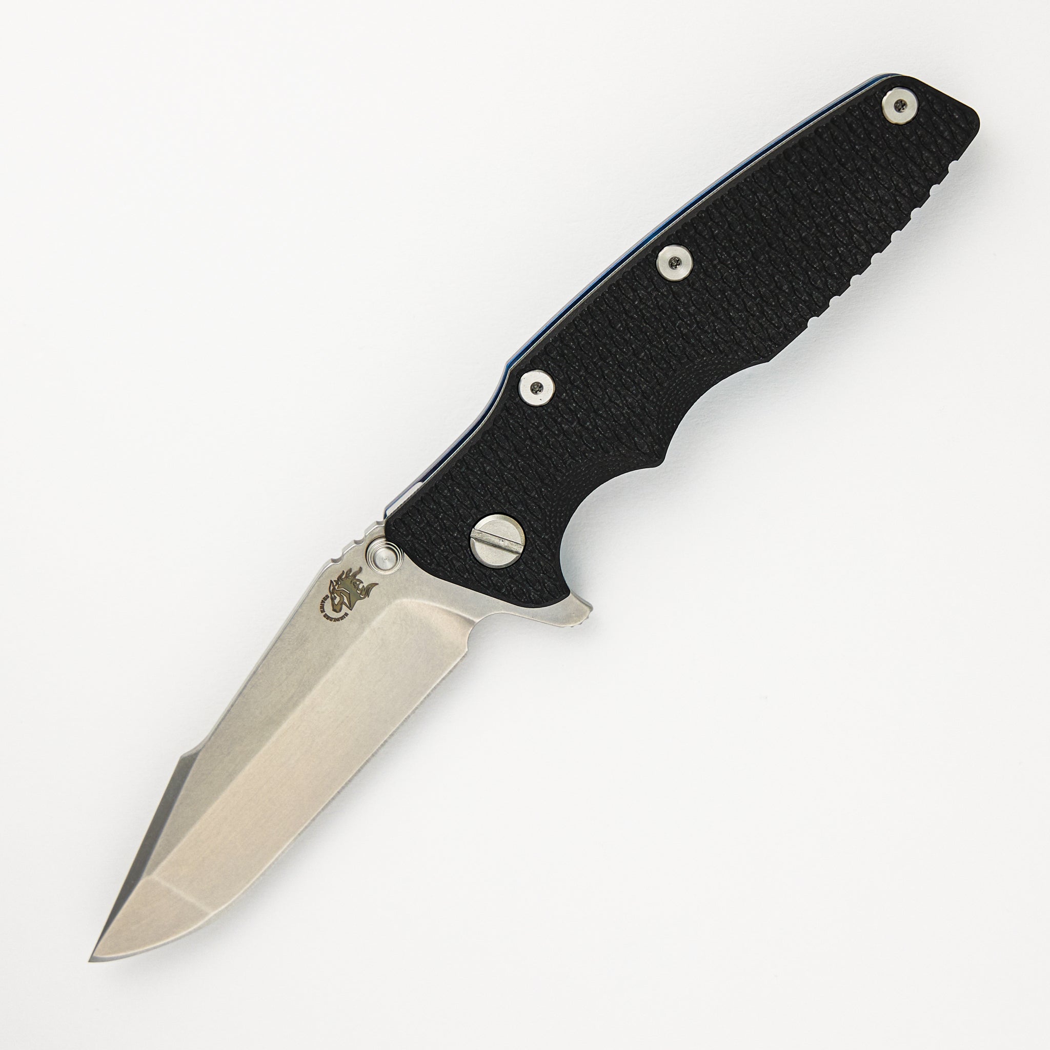 Hinderer Knives Eklipse 3.5" - S45VN Harpoon Spanto - Tri-Way - Stonewash Blue - Black G10