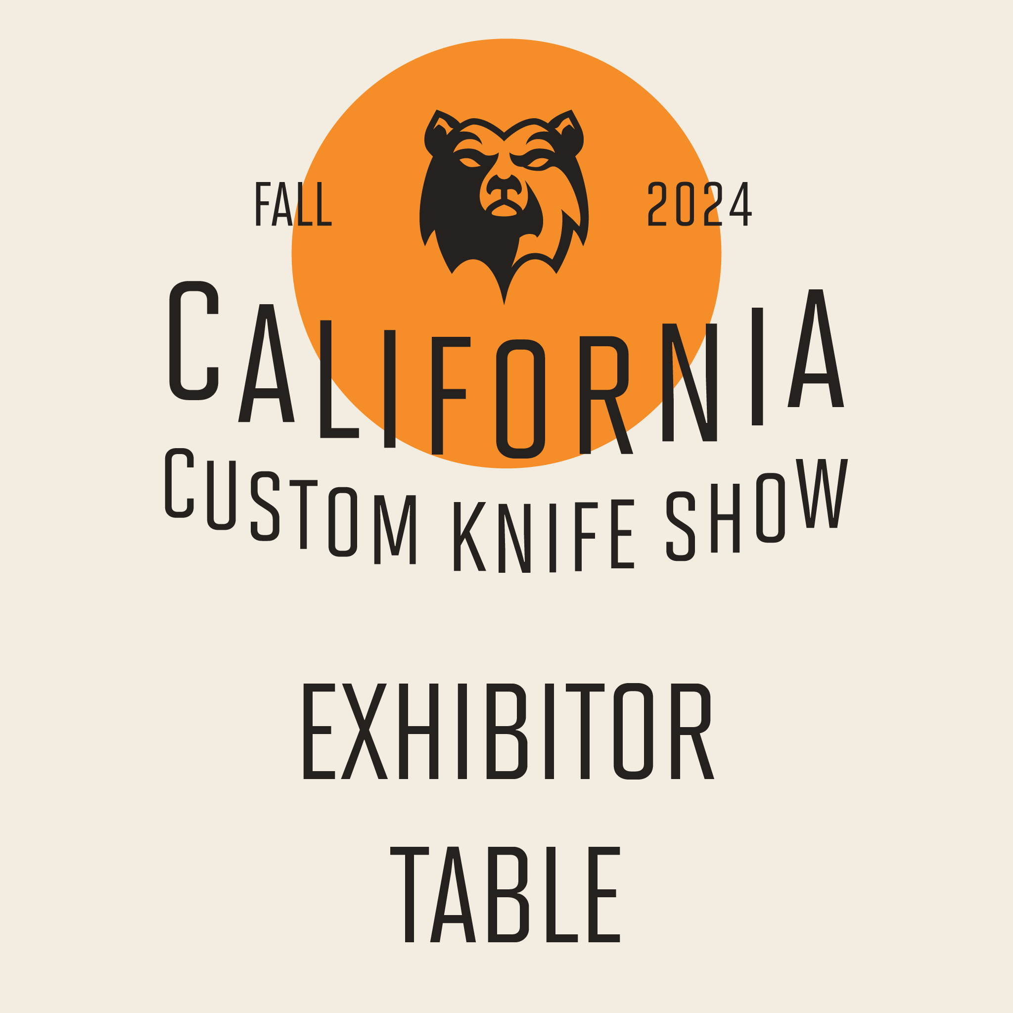 2025 CCKS FALL: Exhibitor Table