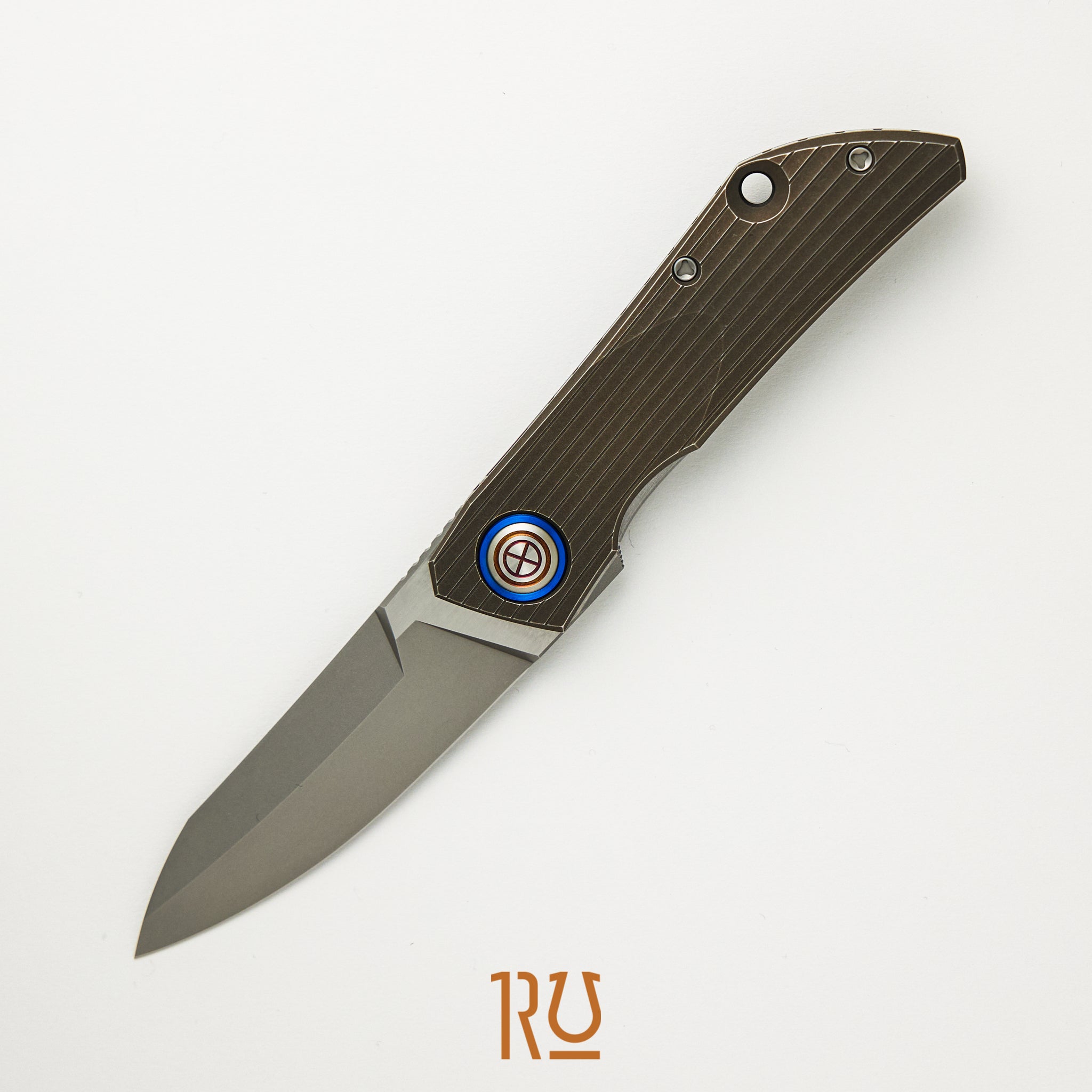 Shirogorov "Limited Edition" Sinkevich Design Fat Strip - MagnaCut Blade - Titanium Handle - MRBS - Completed