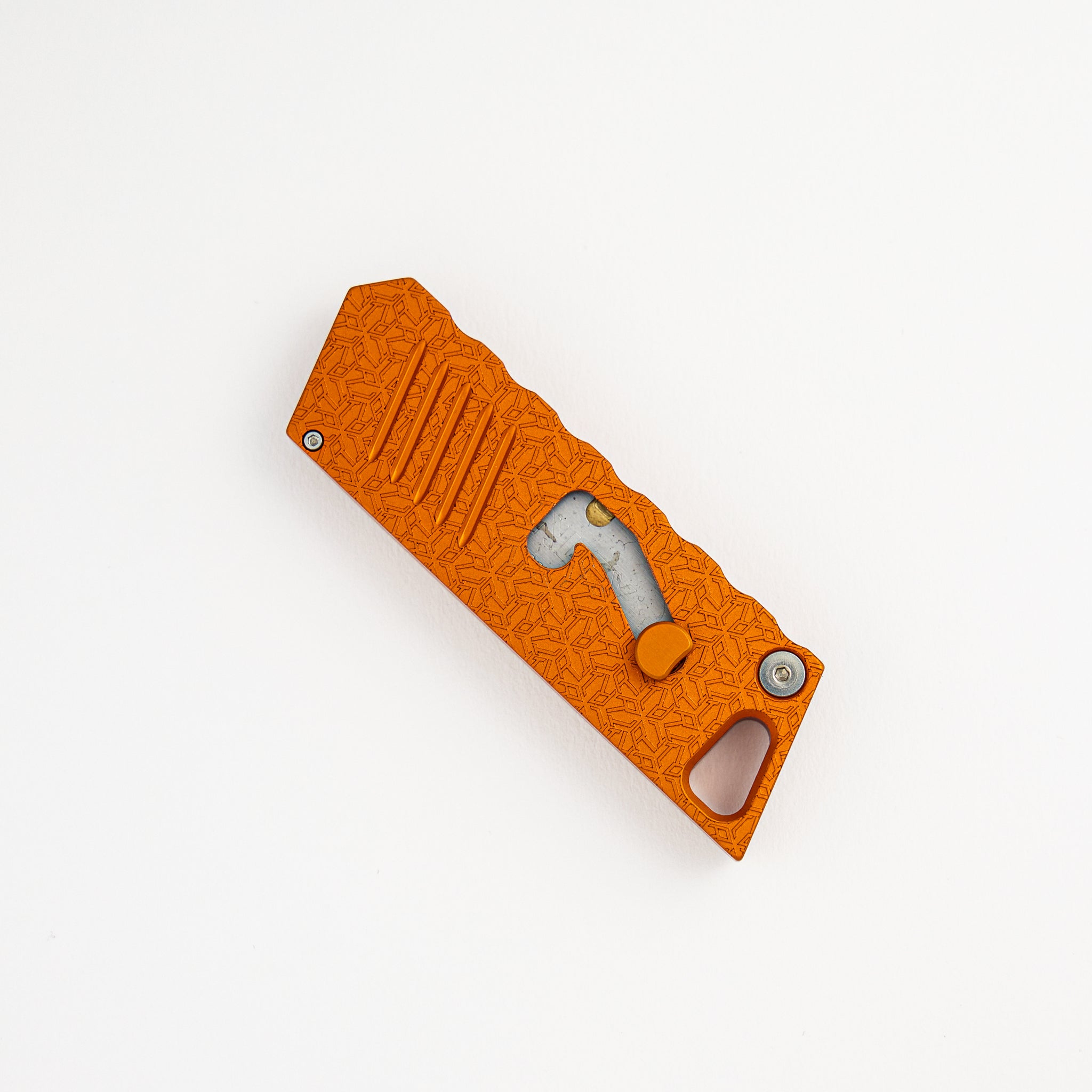 FocusWorks EDC Bob The Boxcutter – R1P – Aluminum – Orange