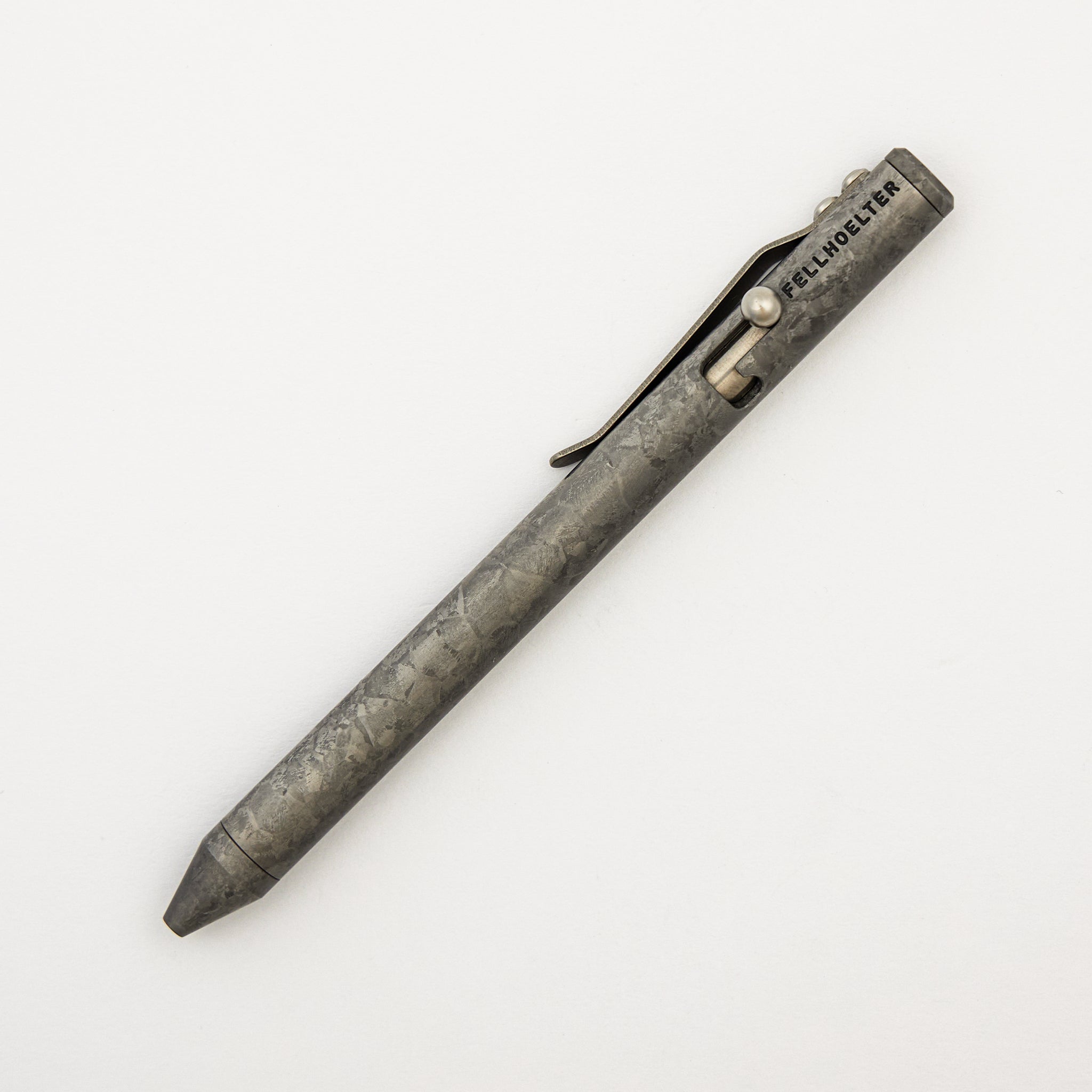 Cptn Axel Full Size TiBolt Pen - Ti Crystalized Plain