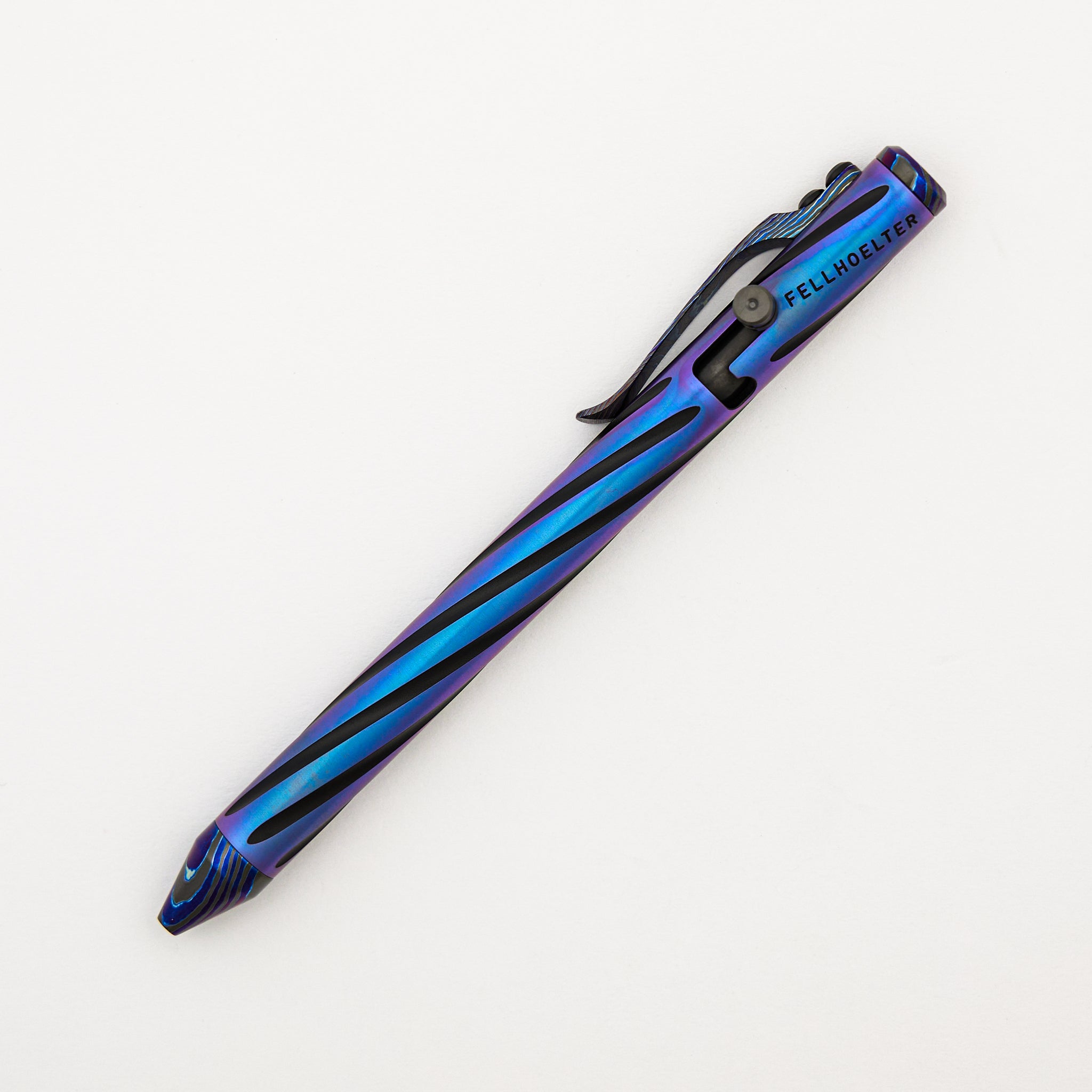 Cptn Axel Full Size TiBolt Pen - Ti Purple / Zirconium / DarkTi
