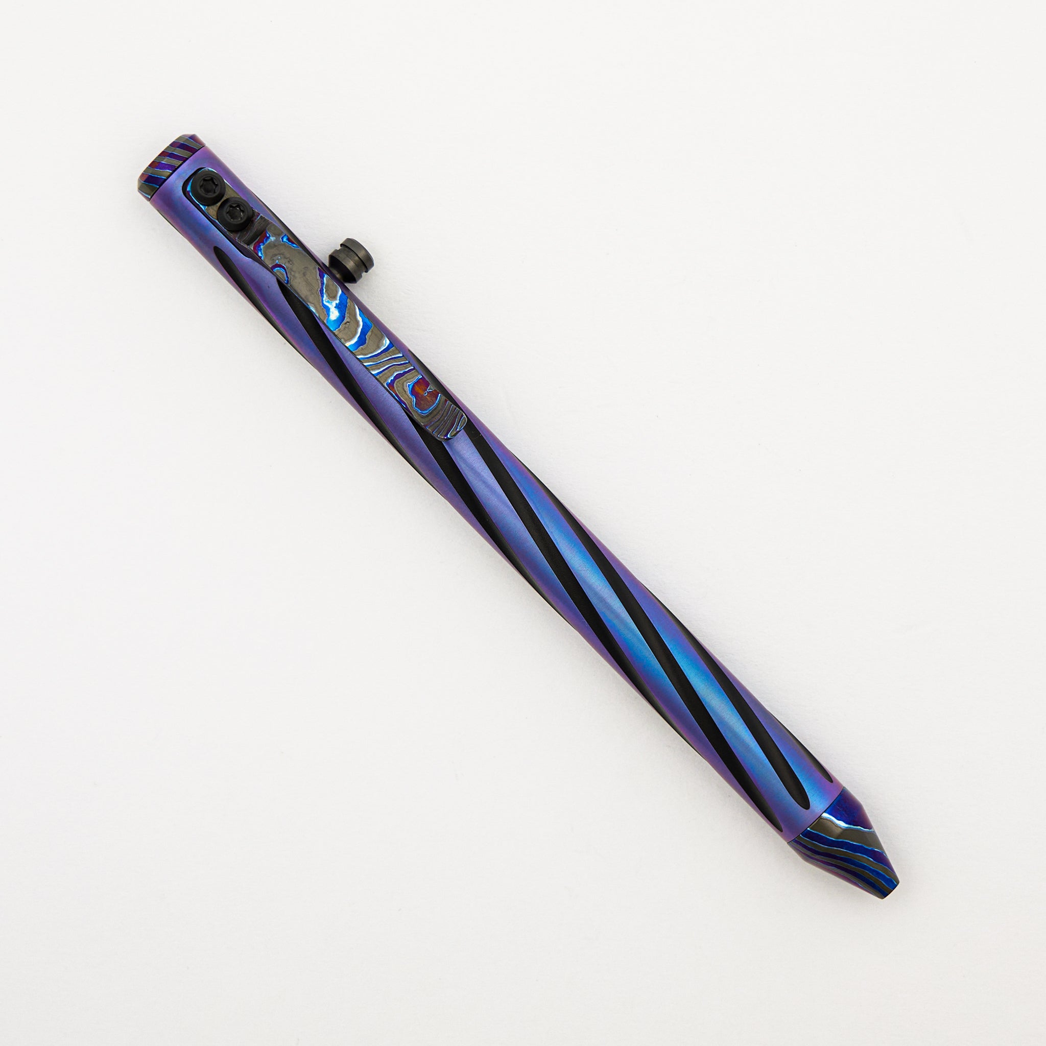 Cptn Axel Full Size TiBolt Pen - Ti Purple / Zirconium / DarkTi