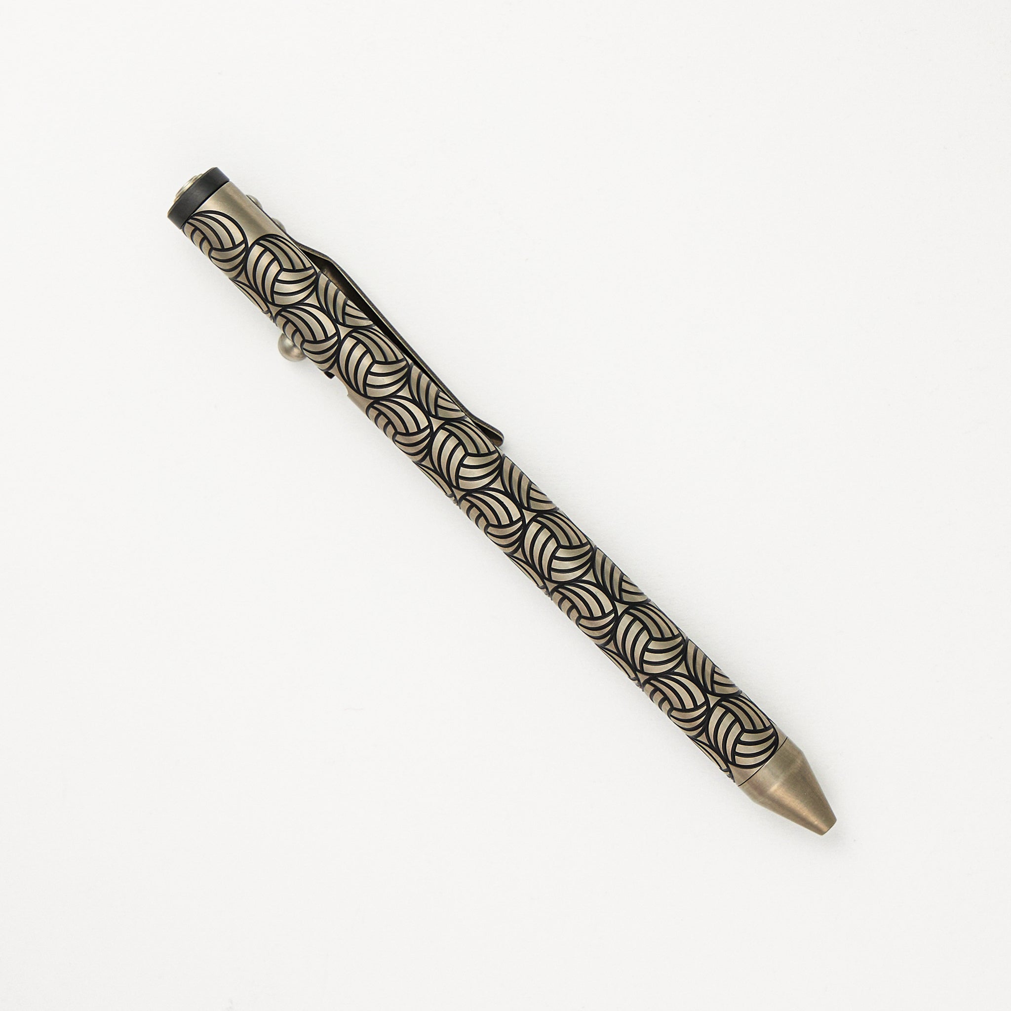 Cptn Axel Full Size TiBolt Pen - "Wilson" Titanium With Cptns Cap