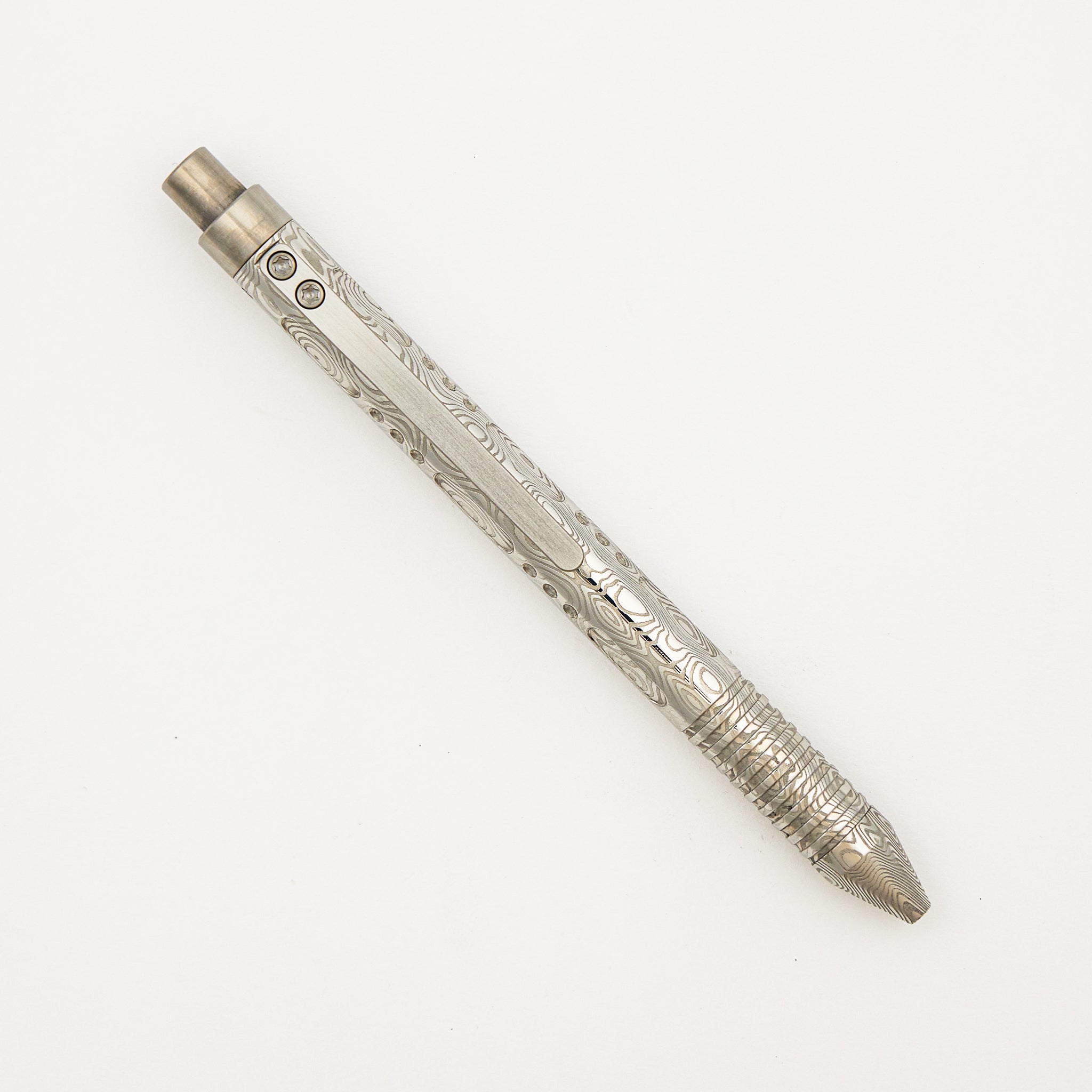 Cptn Axel Full Size TiClicker Pen - Damasteel Odins Eye