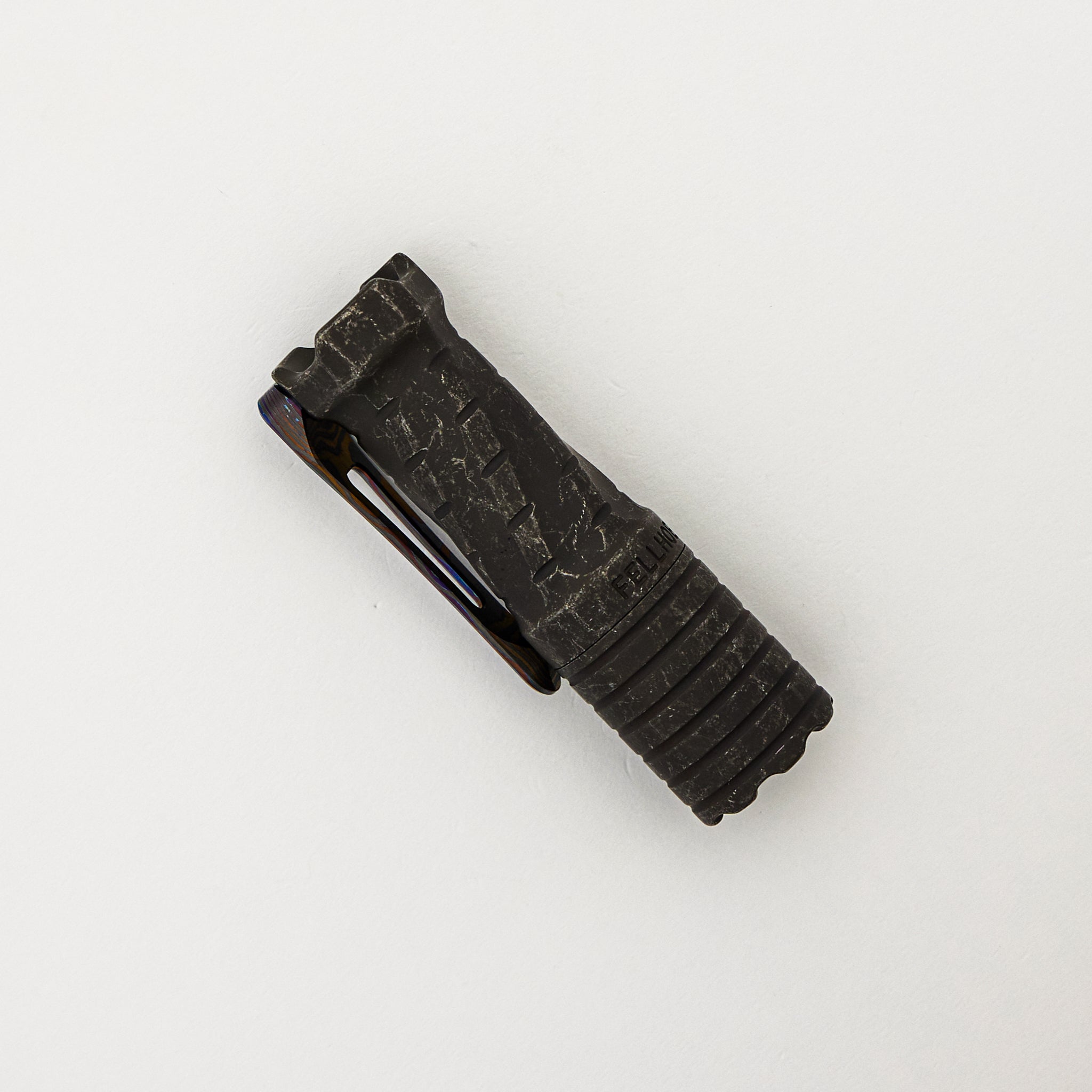 Cptn Axel FTD Custom Flashlight - "Battleground" Titanium