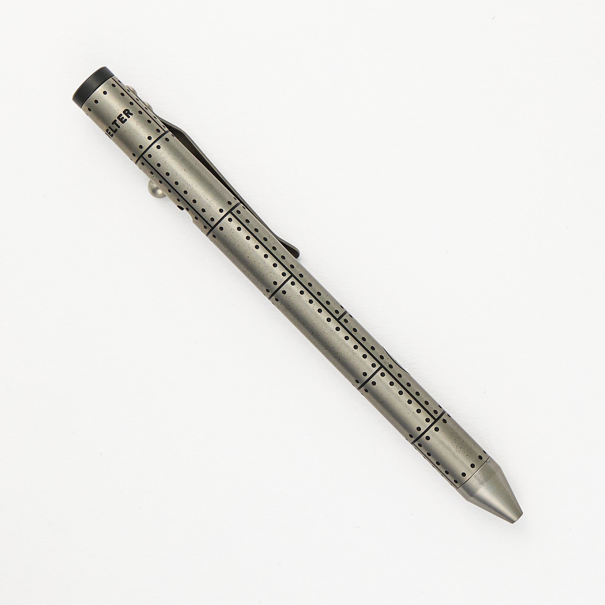 Fellhoelter/Cptn Axel Full Size TiBolt Pen - WW3 Tuxedo Titanium