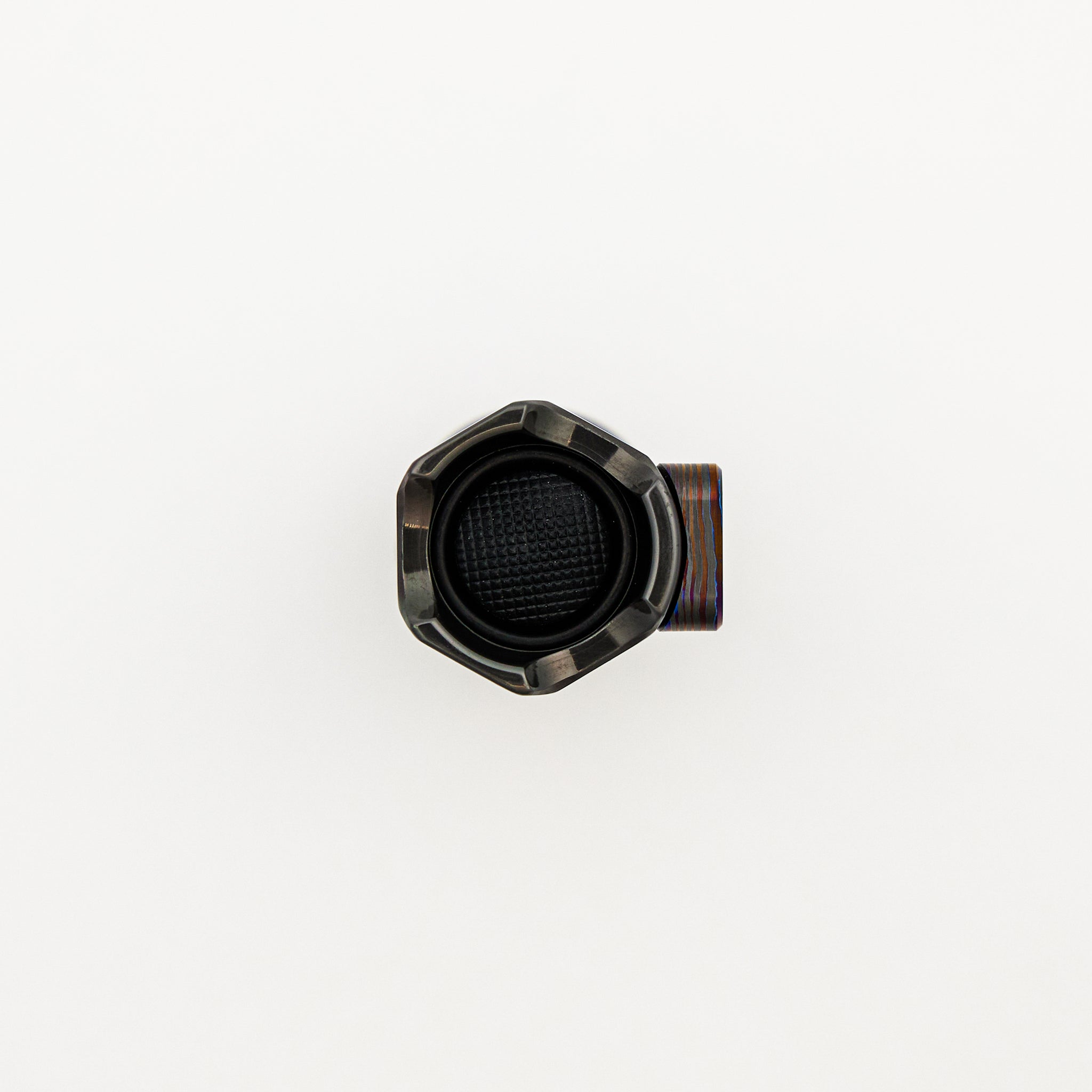 Cptn Axel FTD Flashlight - Zirconium Dragon - DarkTi Clip