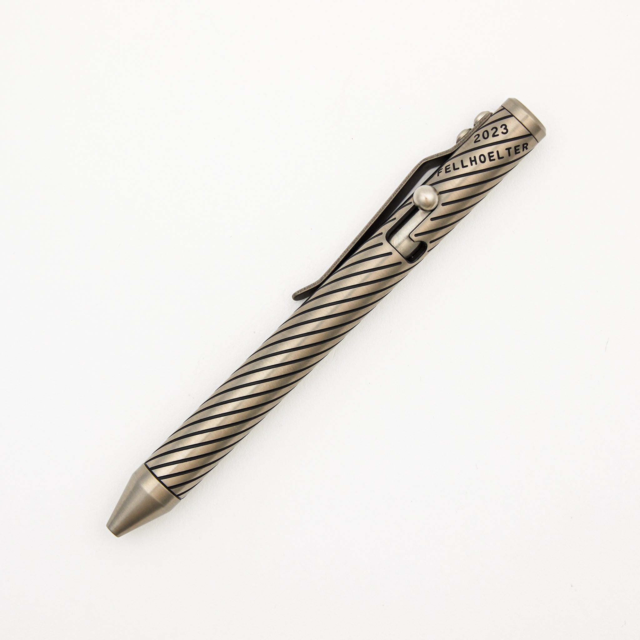 Cptn Axel G2 TiBolt Pen – Titanium Tuxedo Twist