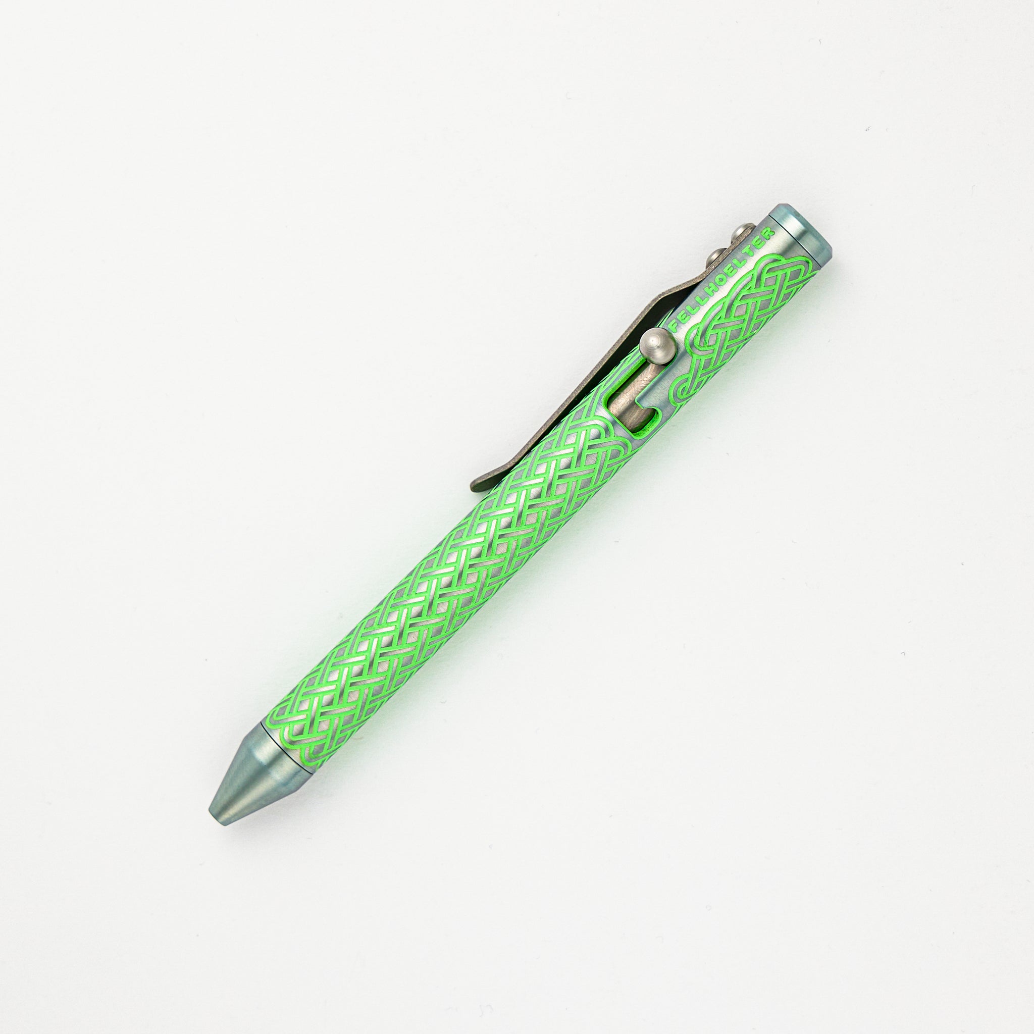 Fellhoelter/Cptn Axel G2 TiBolt Pen – UV Green Celtic