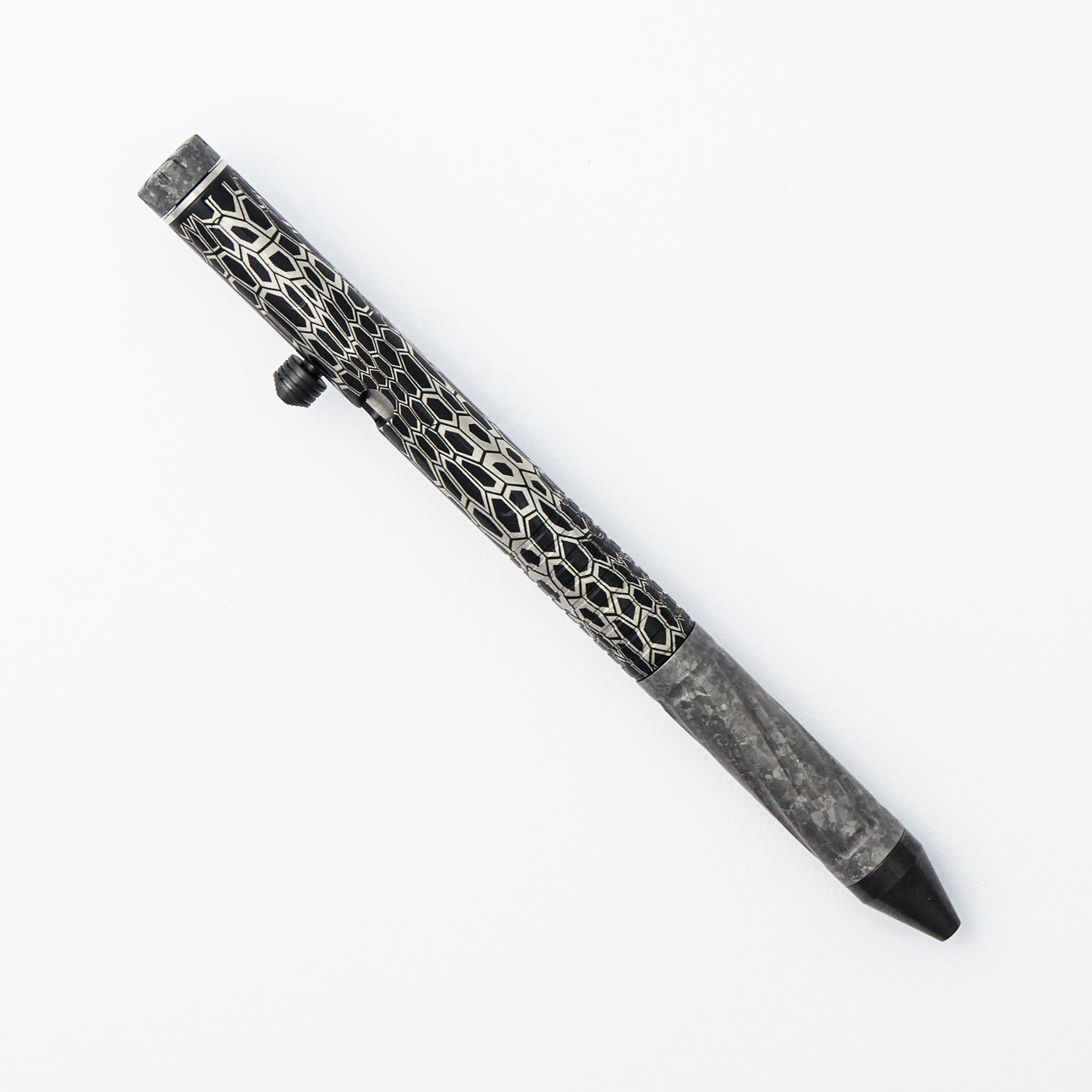 Cptn Axel Frankenbolt Pen - Titanium Kryptex Laser Body/Zirconium Hardware/CrystalTi Extender/Fap Cap