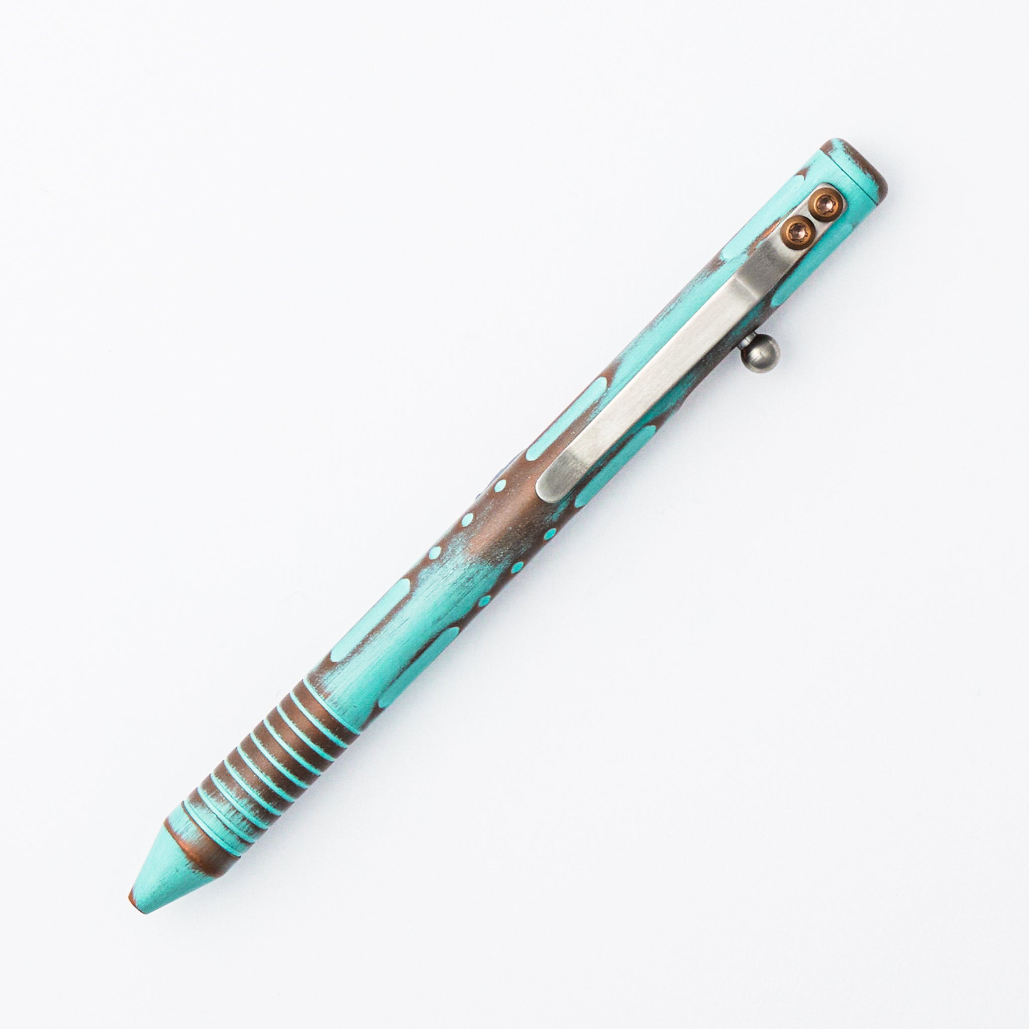 Cptn Axel Full Size TiBolt Pen - Copper "Shipwrecked" Tiffany Cerakote