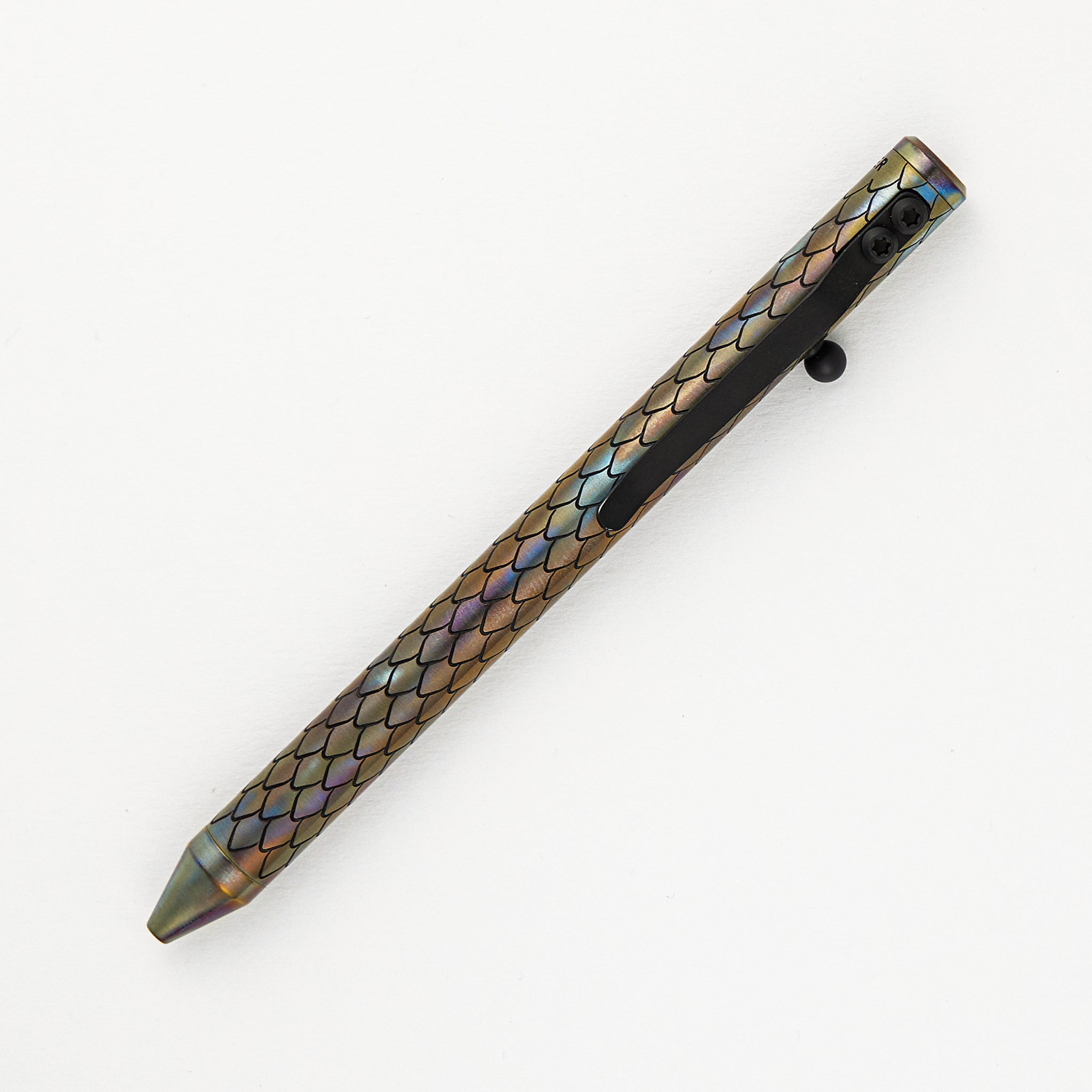 Cptn Axel Full Size TiBolt Pen - Uberdragon Multi Ano Titanium