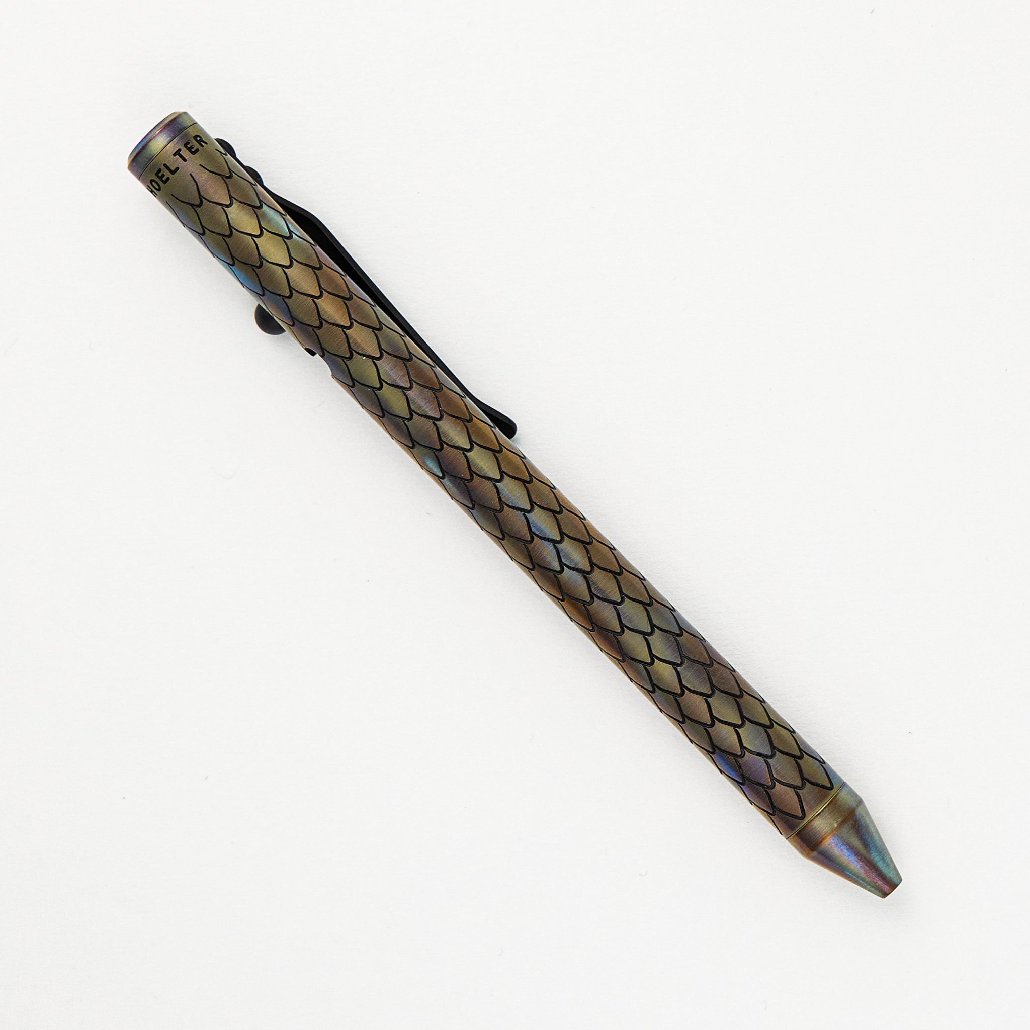 Cptn Axel Full Size TiBolt Pen - Uberdragon Multi Ano Titanium