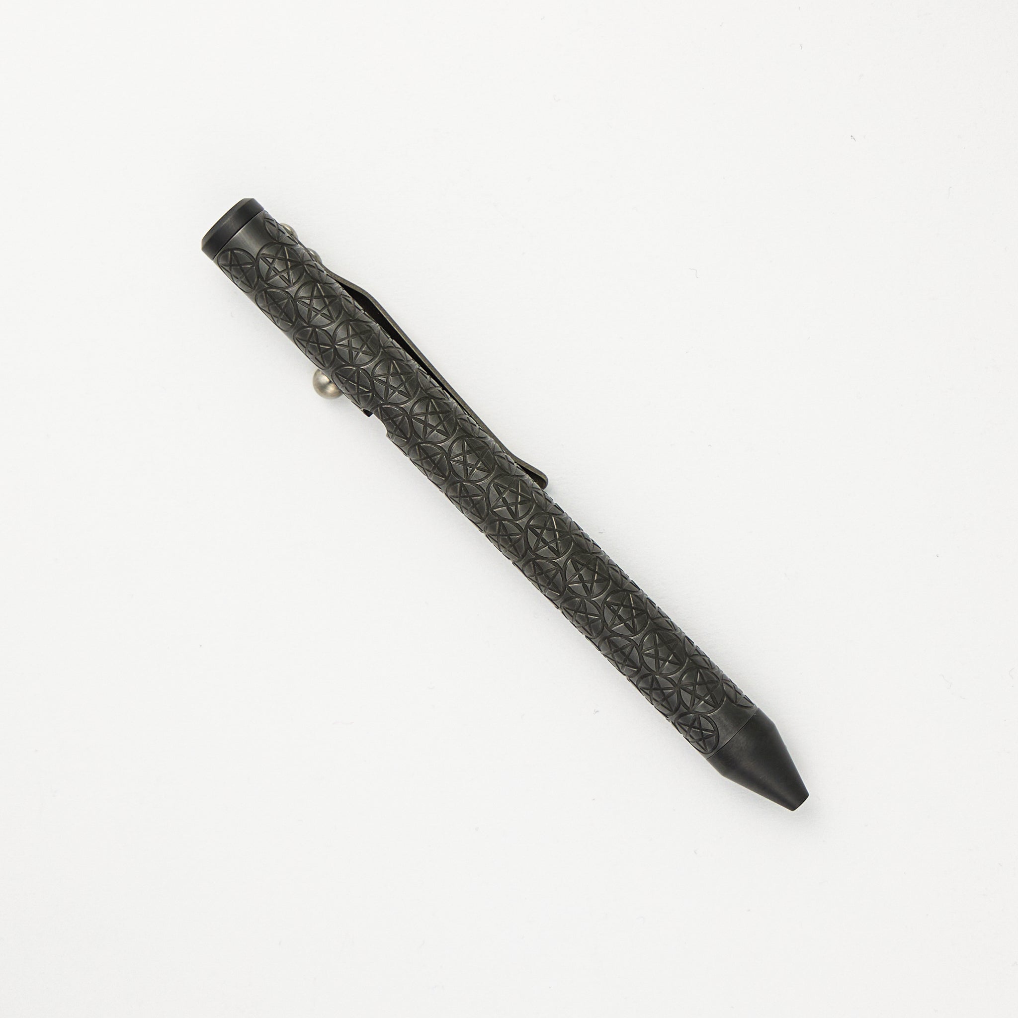 Cptn Axel G2 TiBolt Pen – "Pentagram" Zirconium