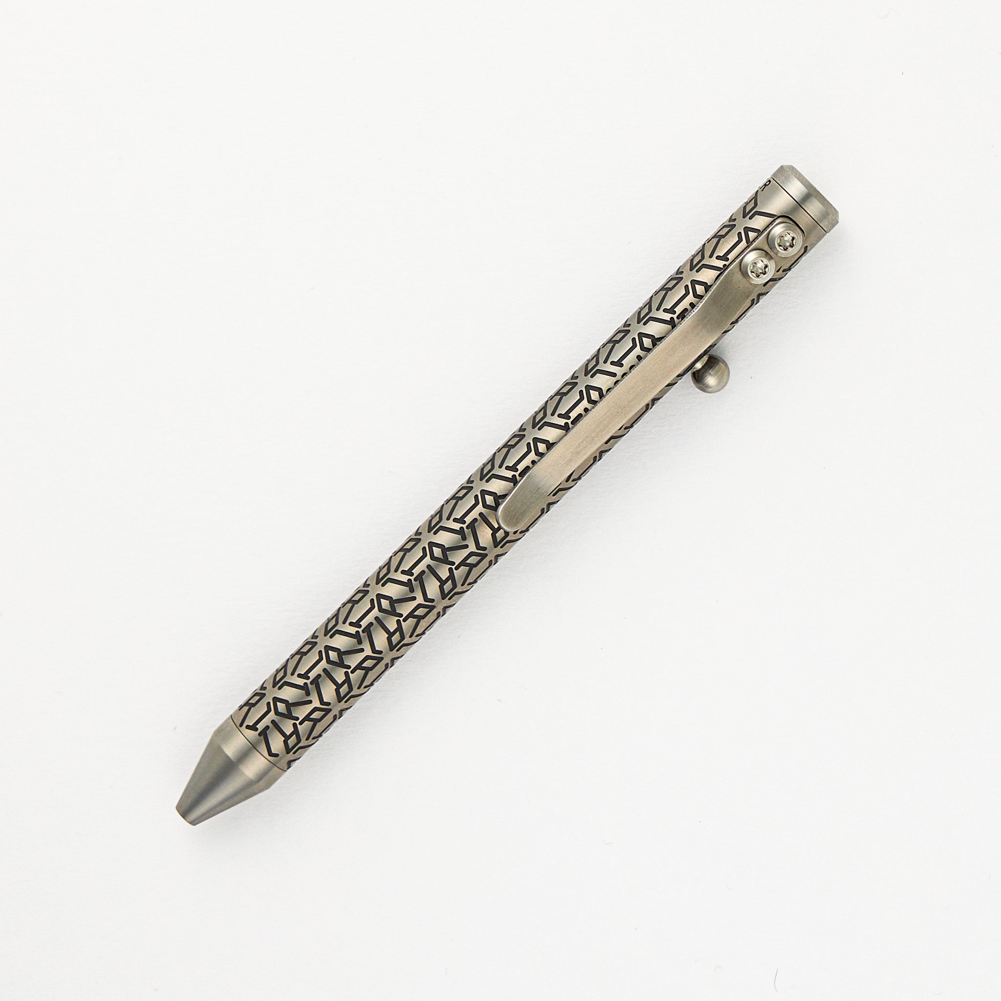 Fellhoelter/Cptn Axel G2 TiBolt Pen – Titanium “Tuxedo” R1P