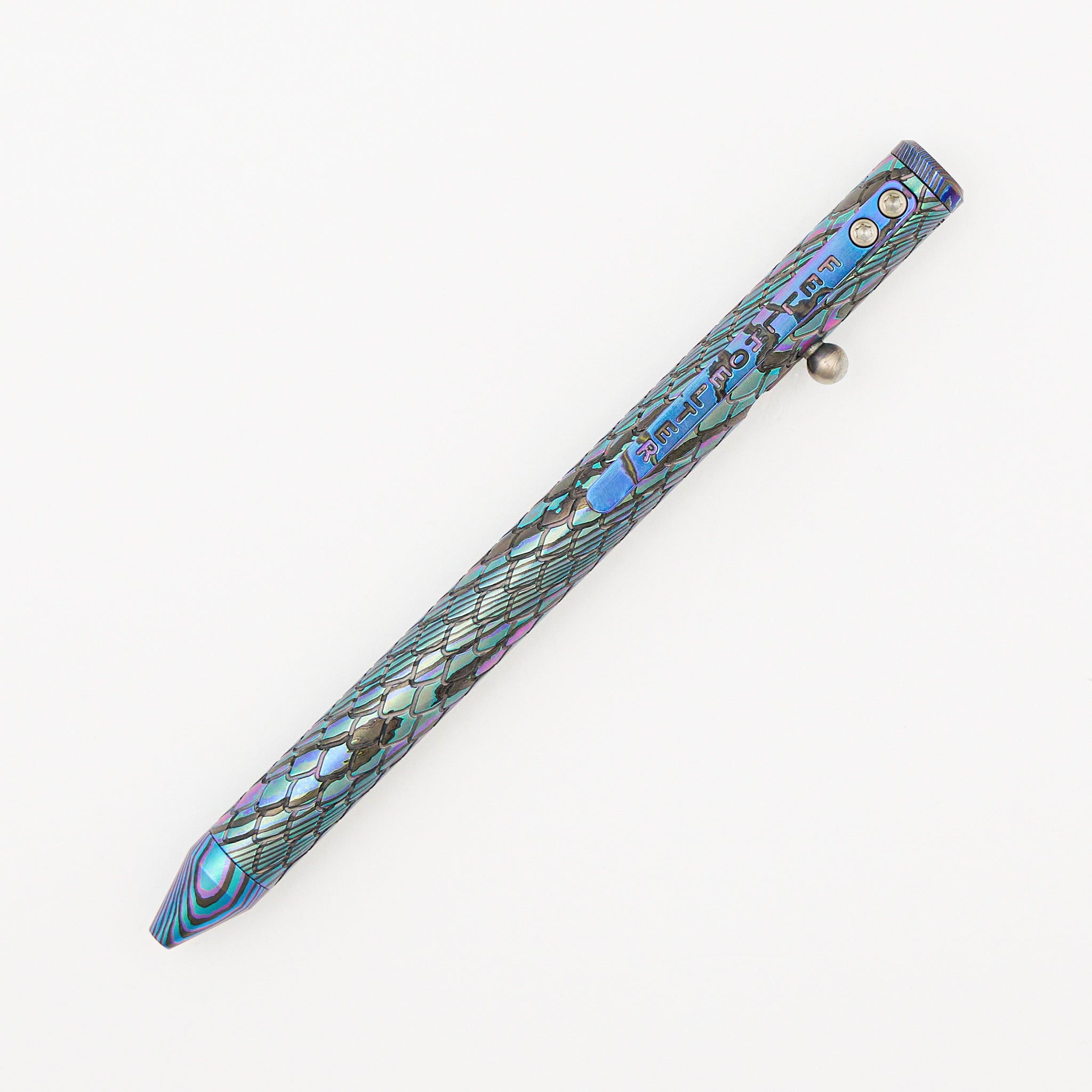Cptn Axel Full Size TiBolt Pen - ZircuTi Green Dragon
