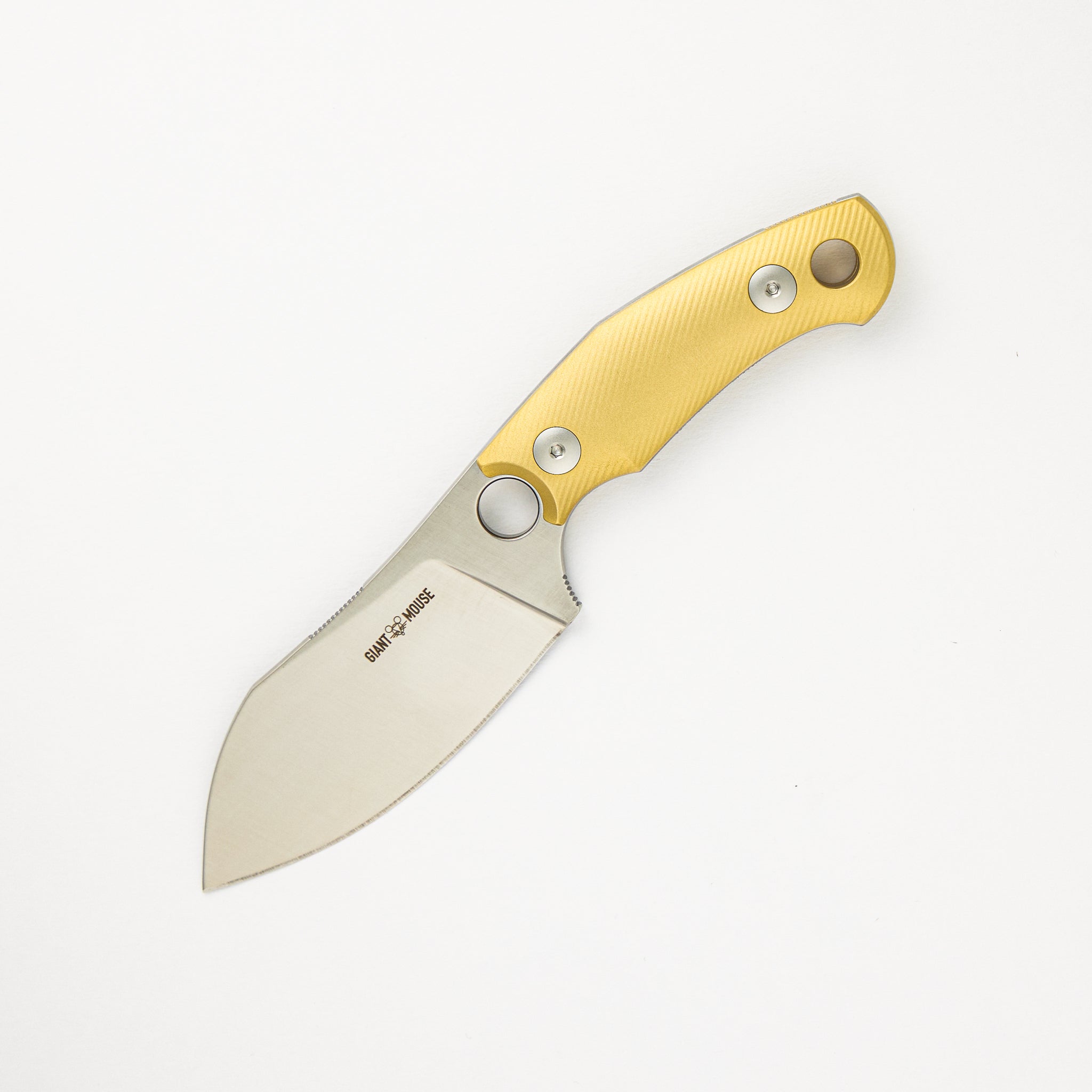 GiantMouse - GMF1-XL - Fixed Blade - Brass