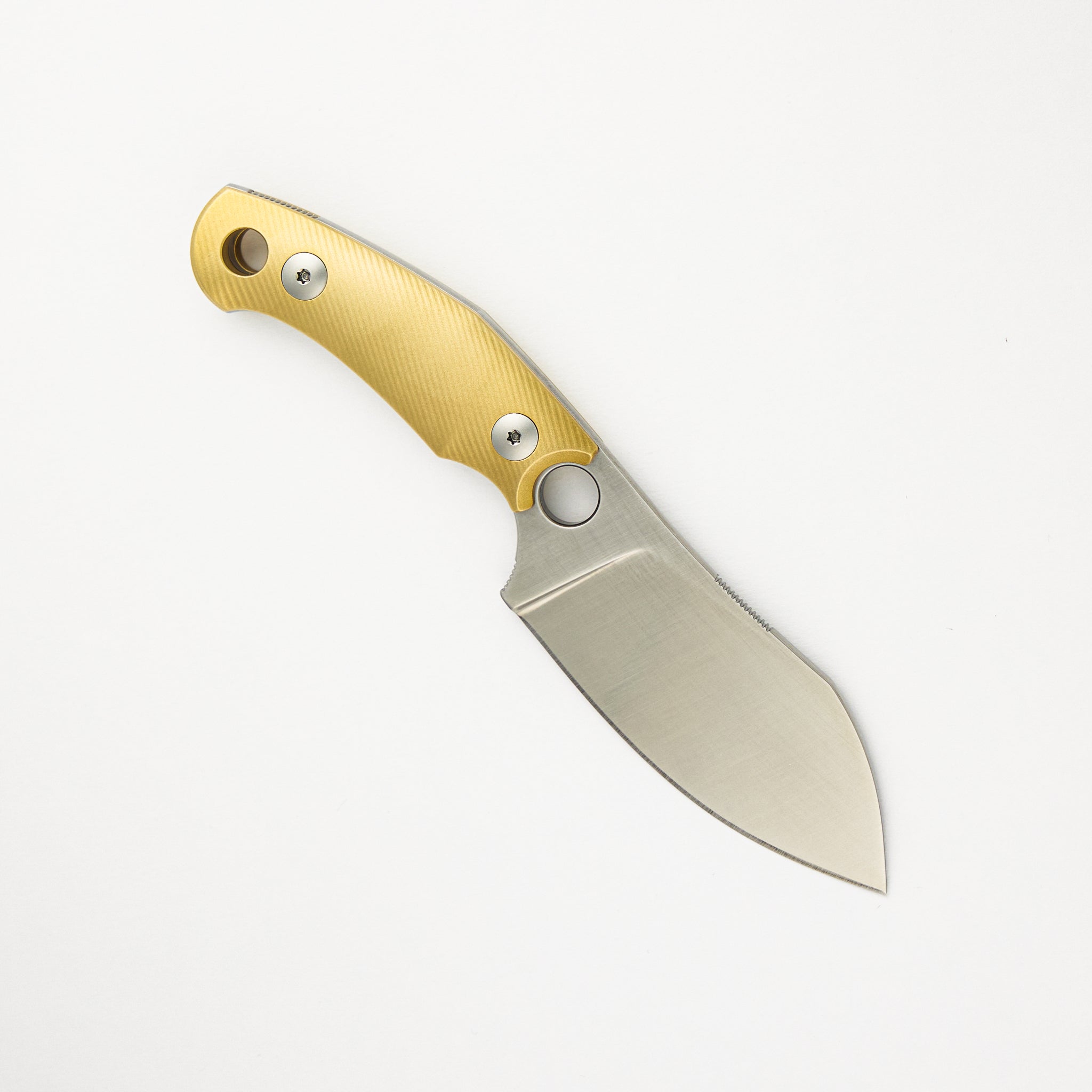 GiantMouse - GMF1-XL - Fixed Blade - Brass